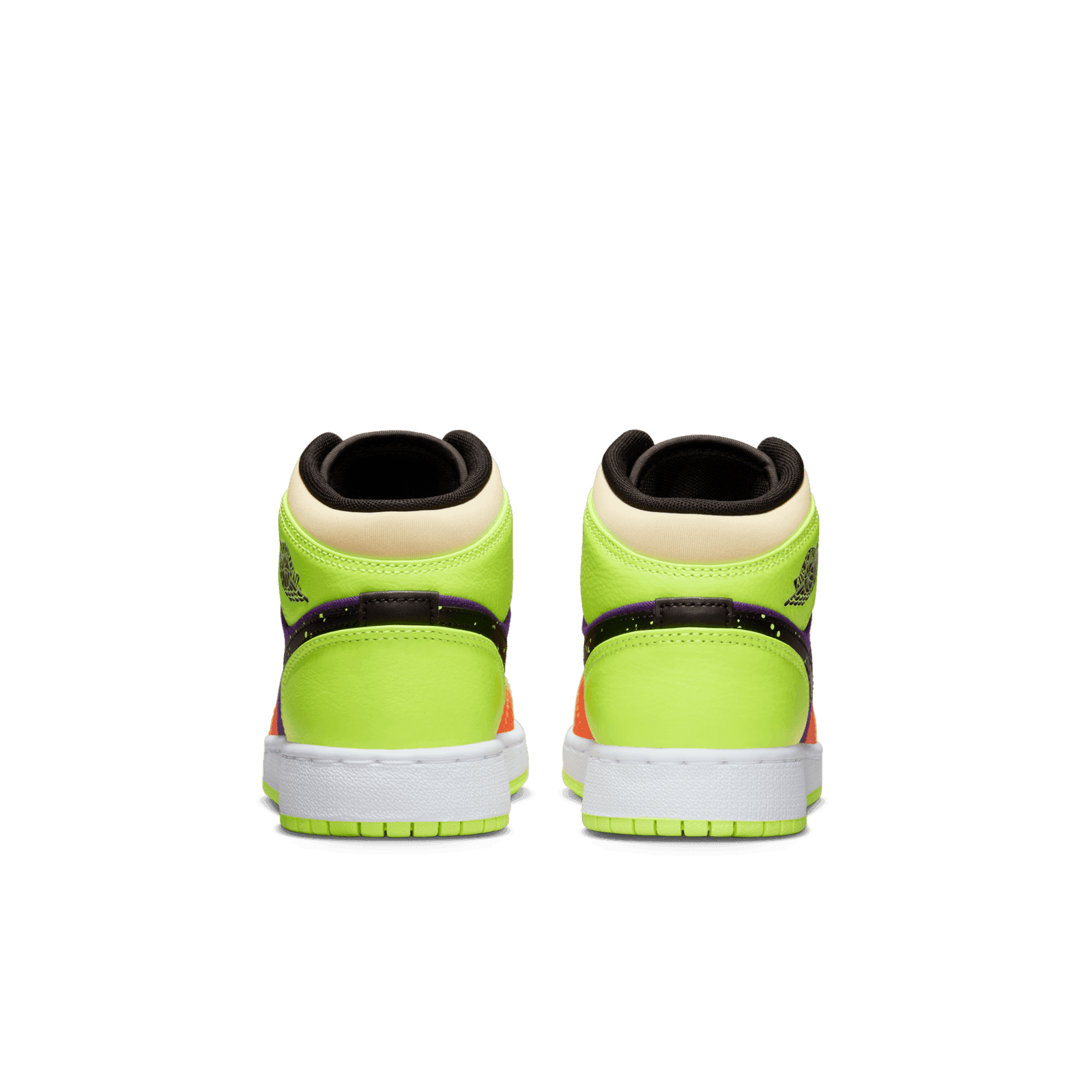 Air Jordan 1 Mid Volt Vivid Orange (GS) - FD8795-700
