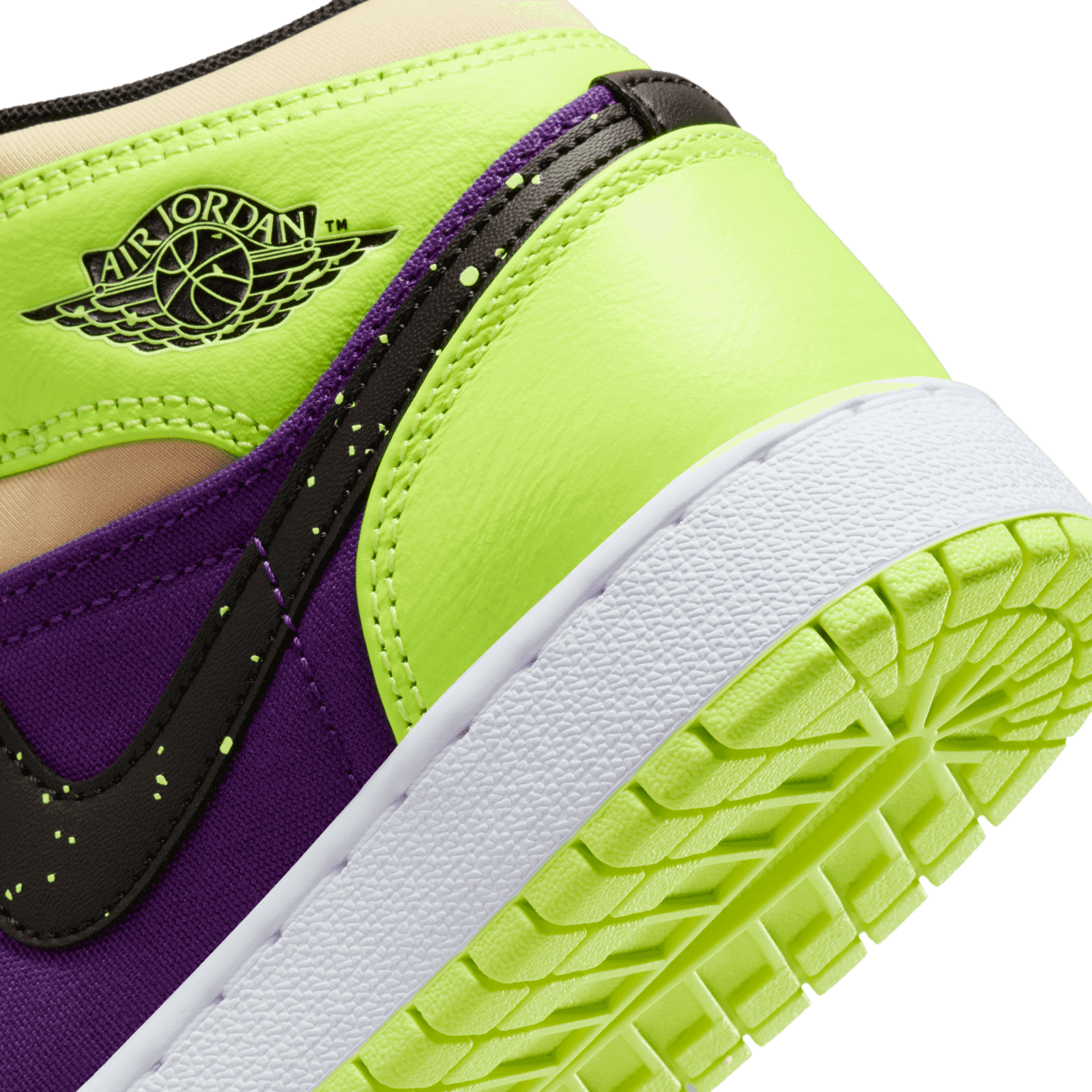 Air Jordan 1 Mid Volt Vivid Orange (GS) - FD8795-700