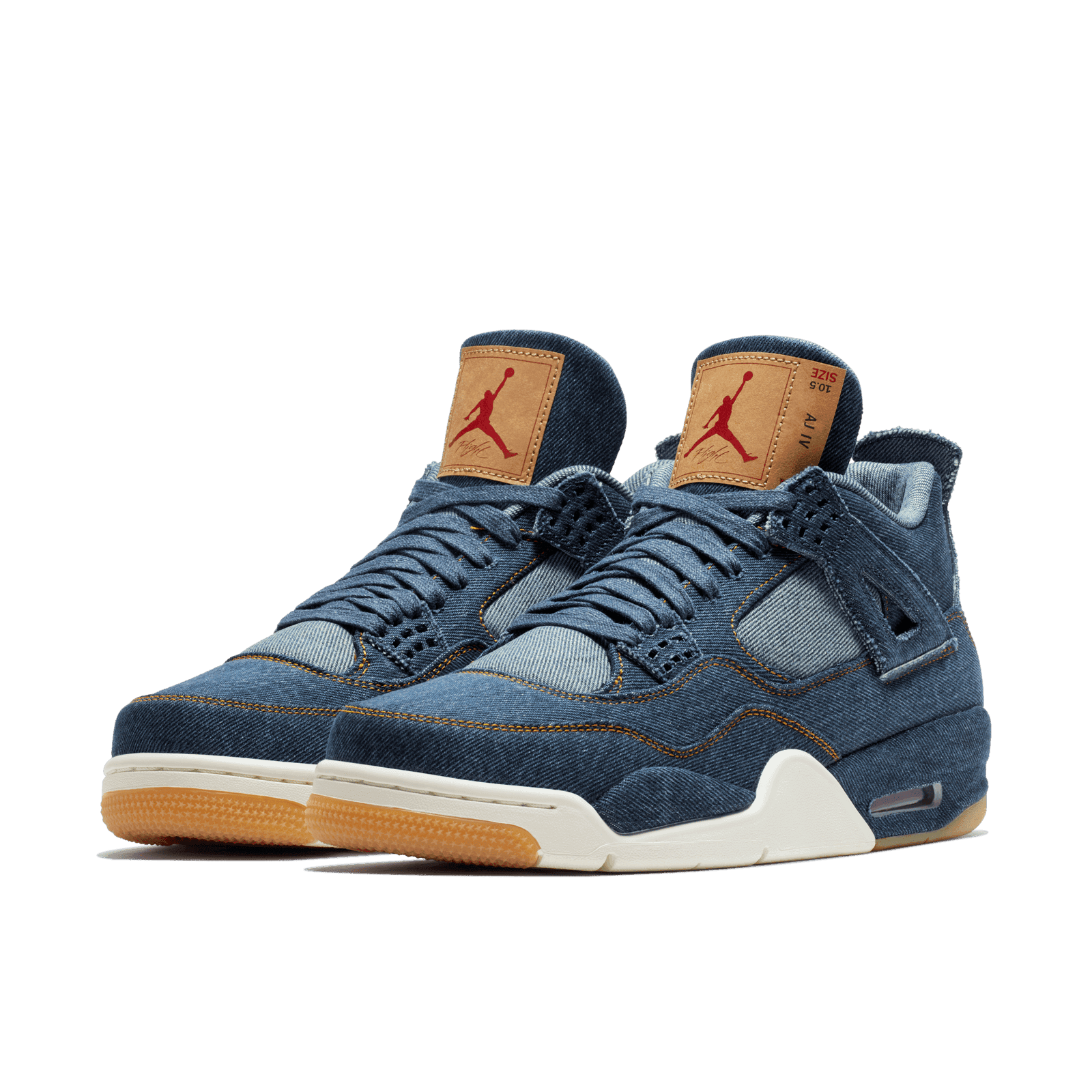 Air Jordan 4 Retro Levi's Denim (Tag with Levi's Logo