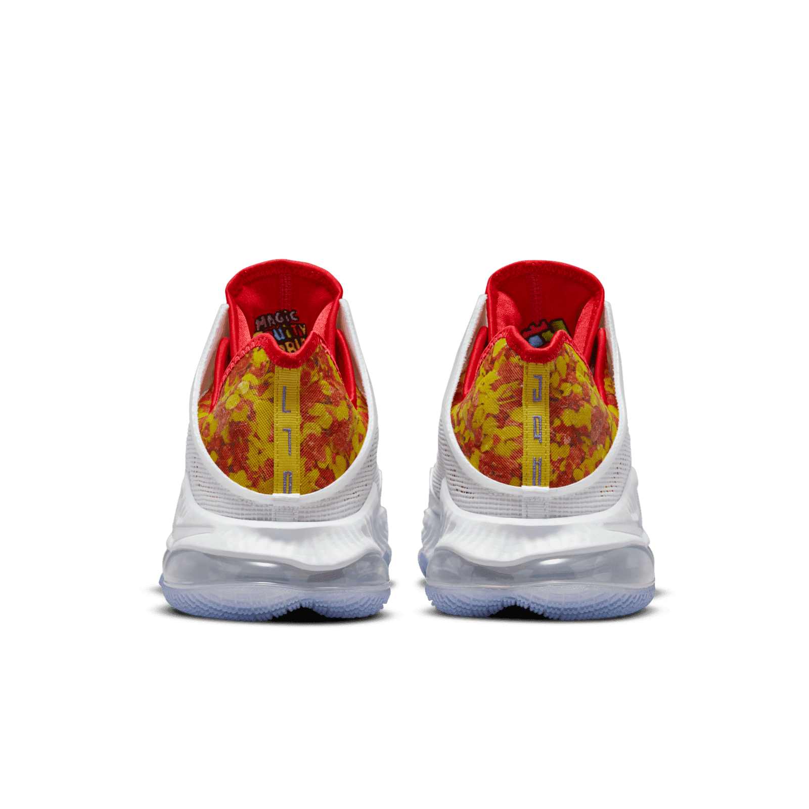Nike Lebron 19 Low \'Fruity Pebbles\' White DQ8344-100 Size 13 Nike LeBron 19 Low Magic Fruity Pebbles Basketball Shoes  main image 3