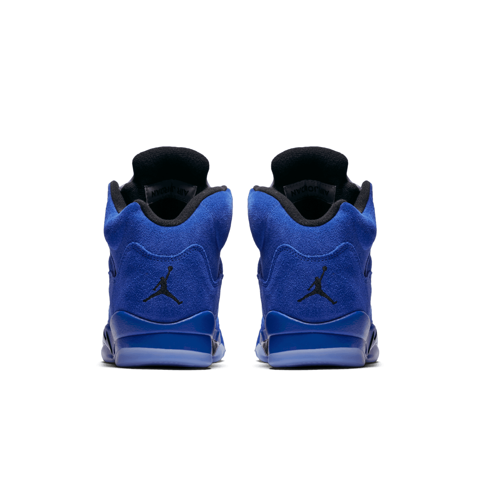all blue jordan 5 suede