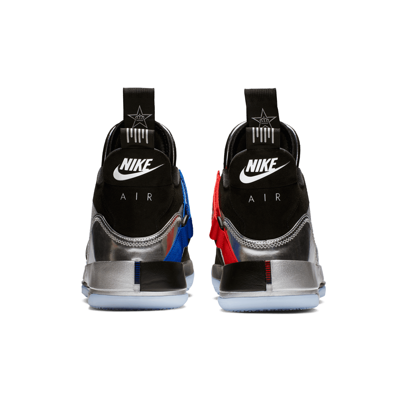 Air Jordan XXXIII Metallic Silver Black All-Star - AQ8830-005