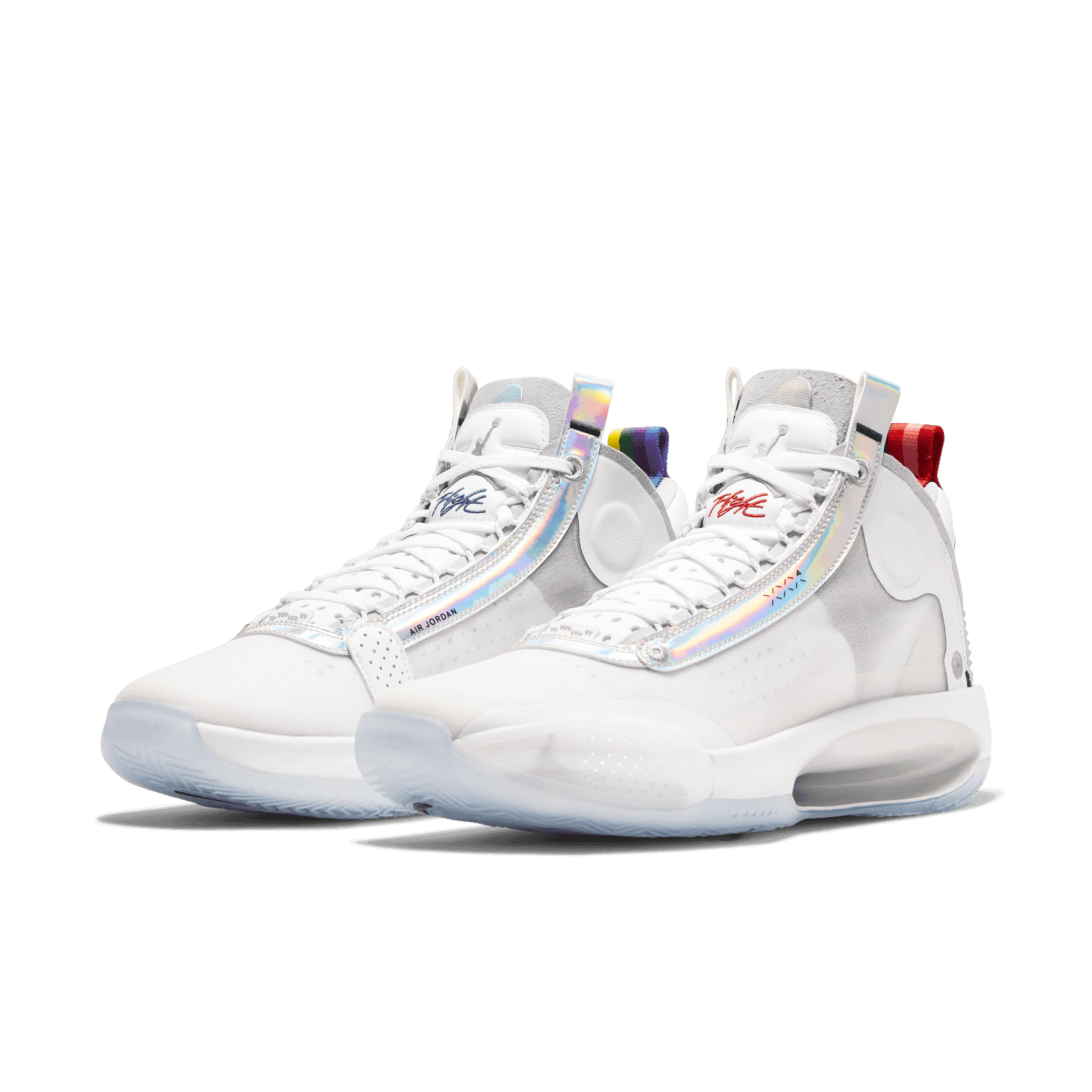 レアIRATE／11:34 Air Jordan XXXIV White Metallic Silver - AR3240-101