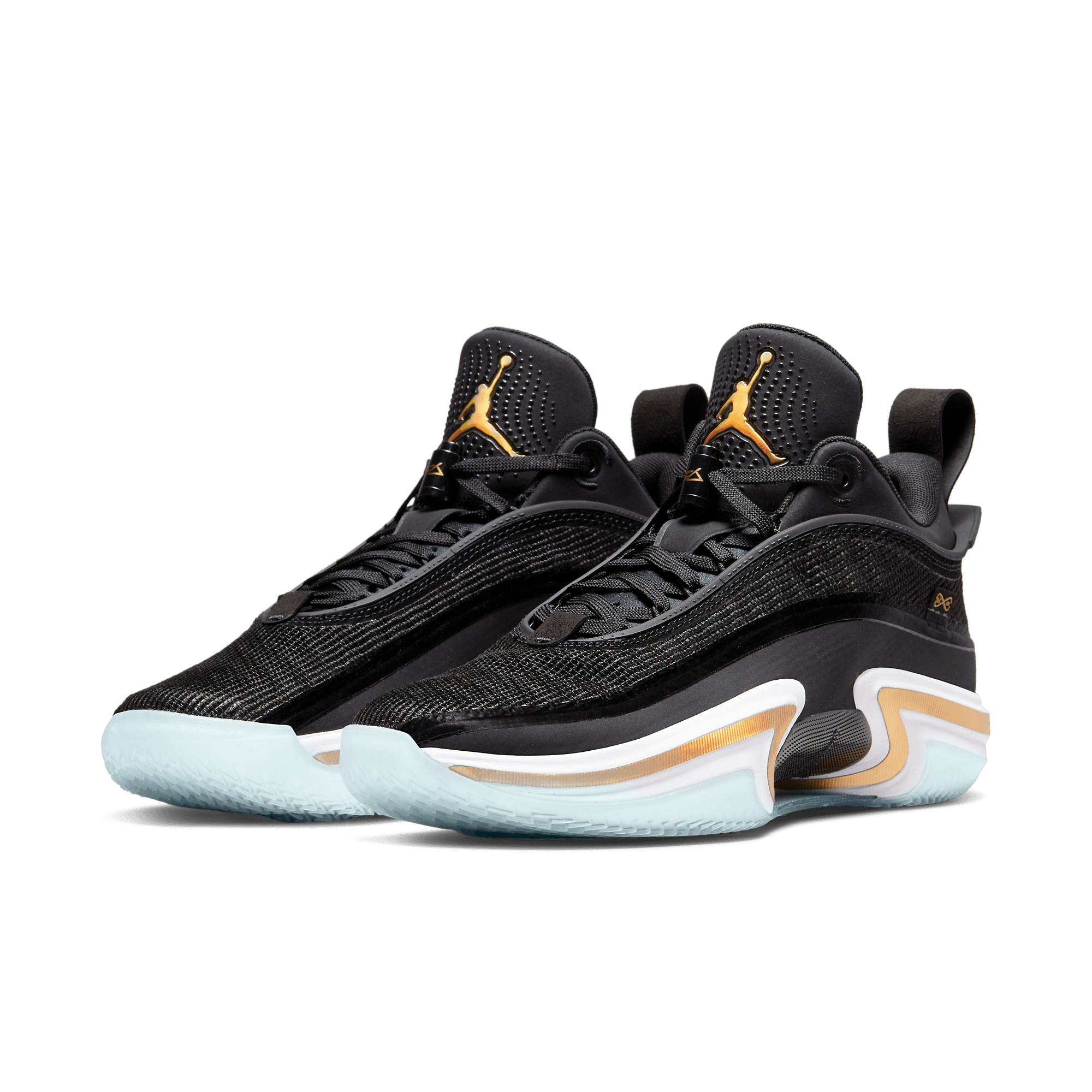 Air Jordan 36 Low Black Gold (Clear Sole) - DH0833-071