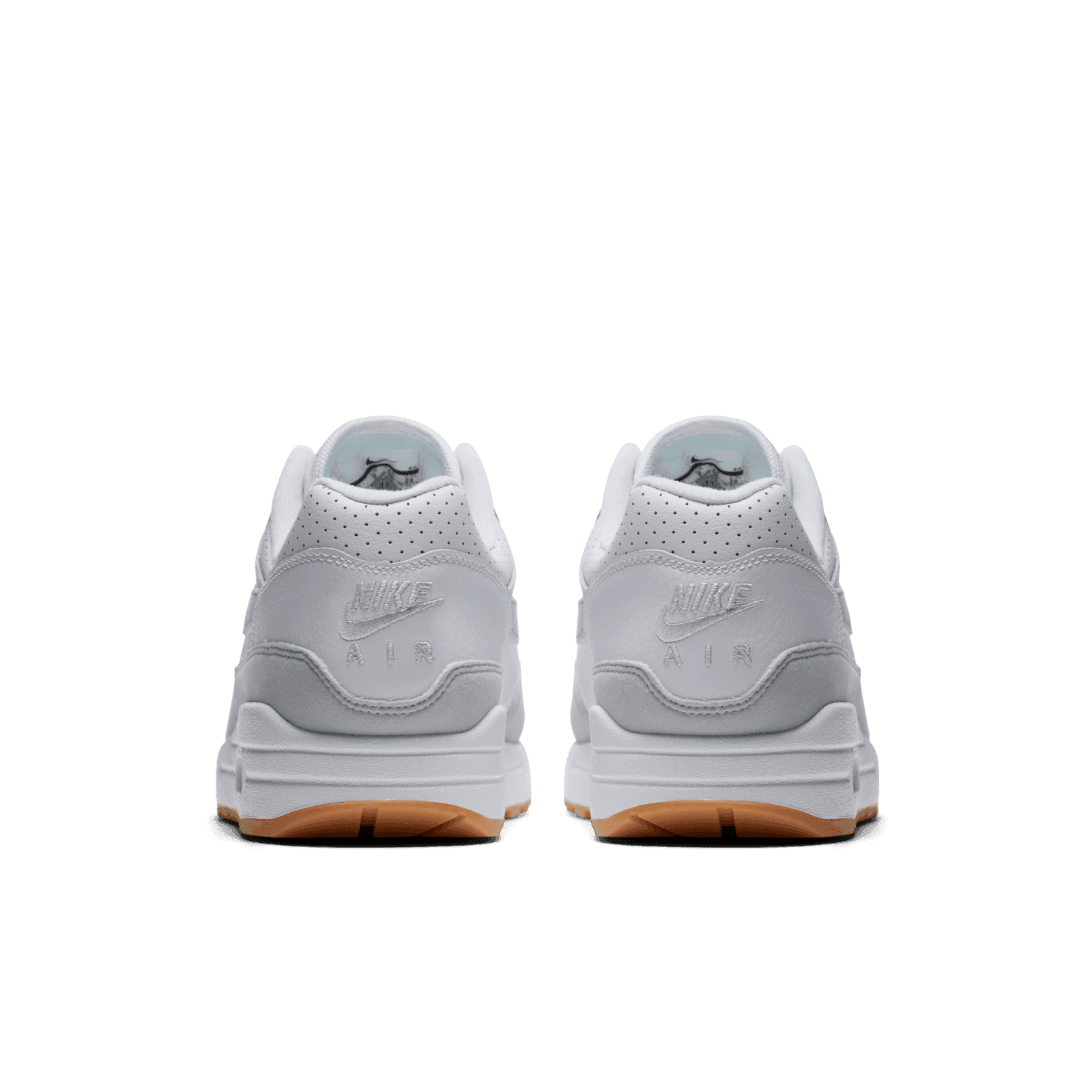 Nike air max shop 1 white platinum gum