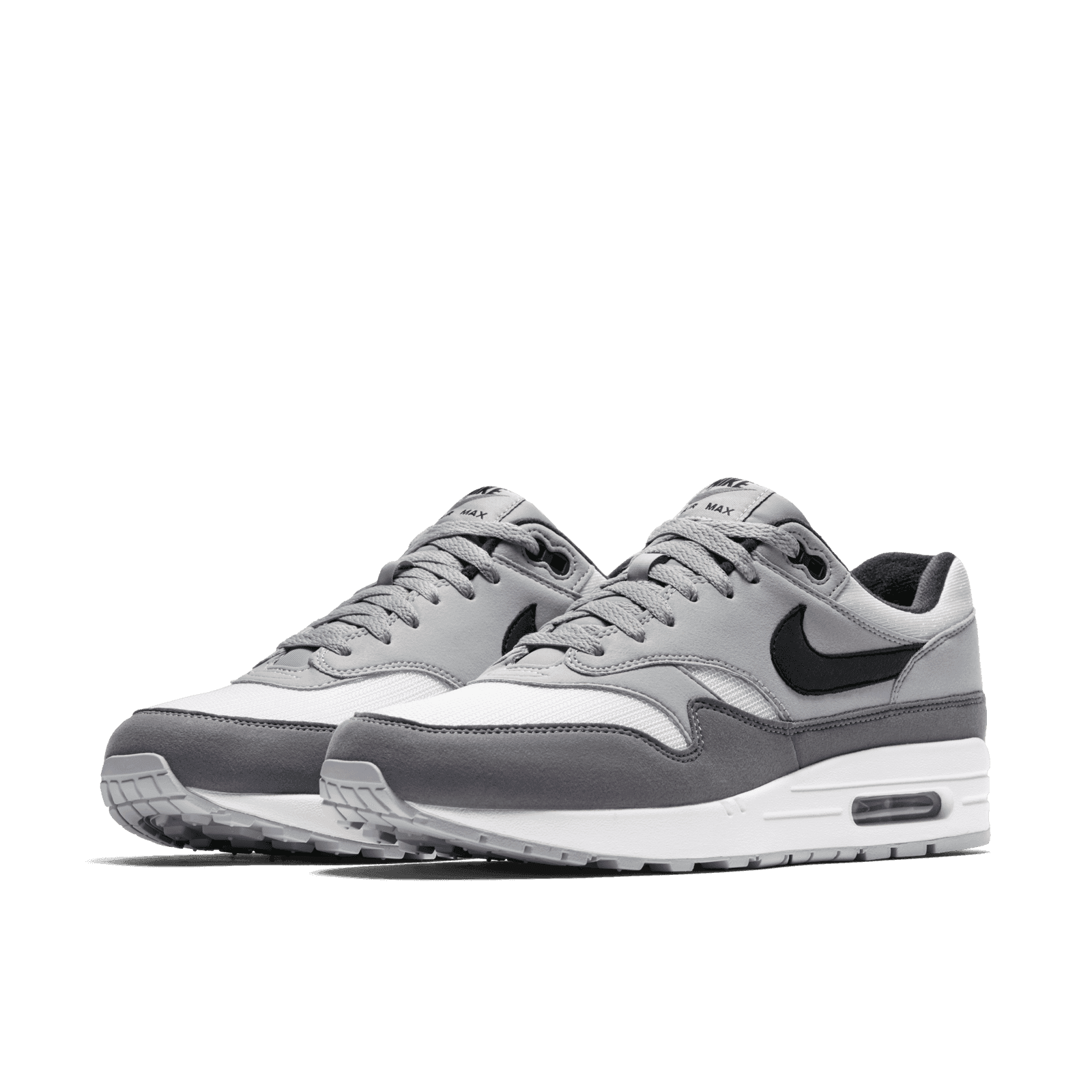 Nike air max shop 1 white/black/wolf grey-gunsmoke colourway