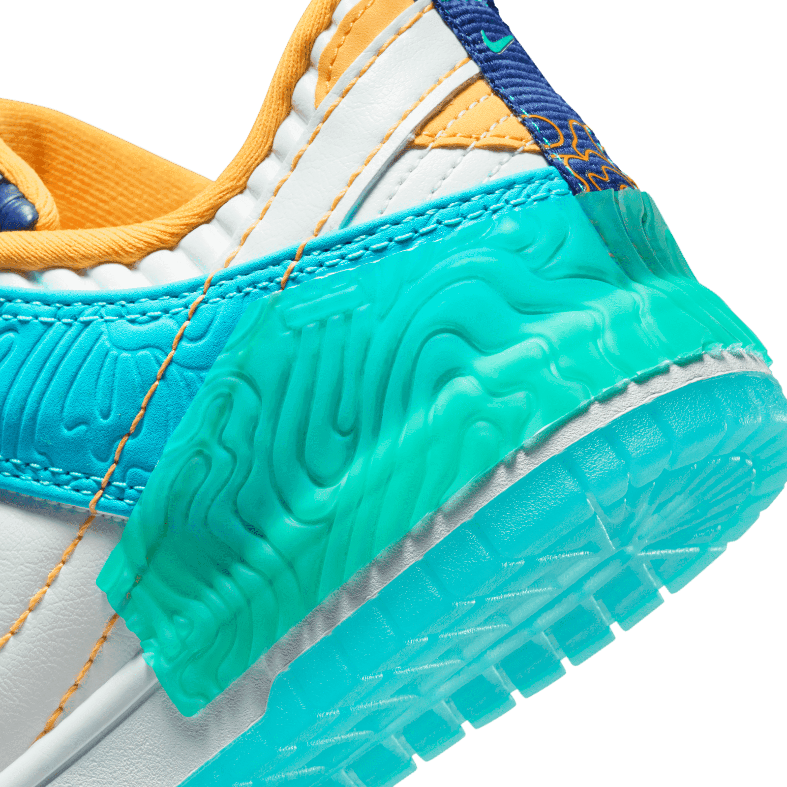 ウィメンズ Nike Dunk Low Multiple Swooshes Washed Teal Nike-Dunk-Low-Multiple-