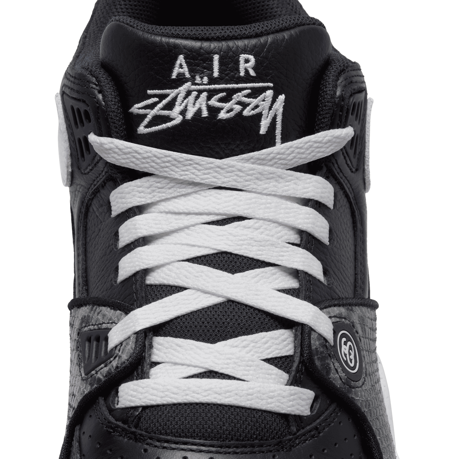 Nike Air Flight 89 Low SP Stussy Black White - FD6475-001