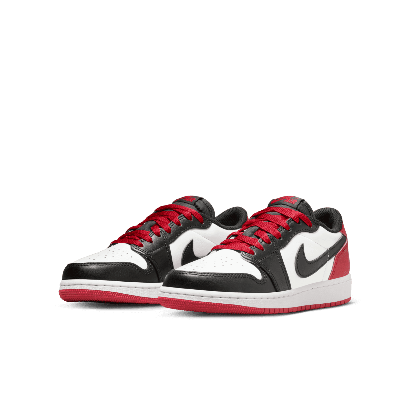 Air Jordan 1 Retro Low OG Black Toe (GS) - CZ0858-106 Raffles and