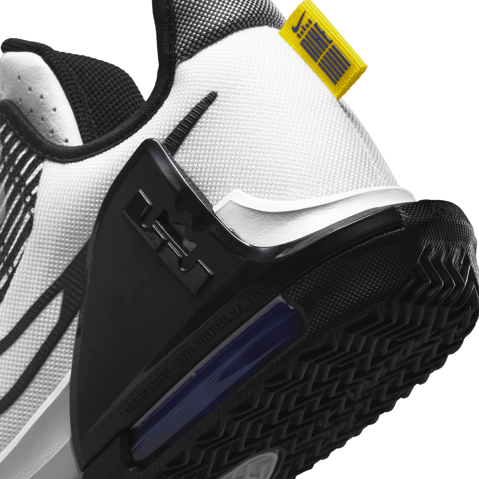 Nike LeBron Witness 6 White Persian Purple Shock Yellow
