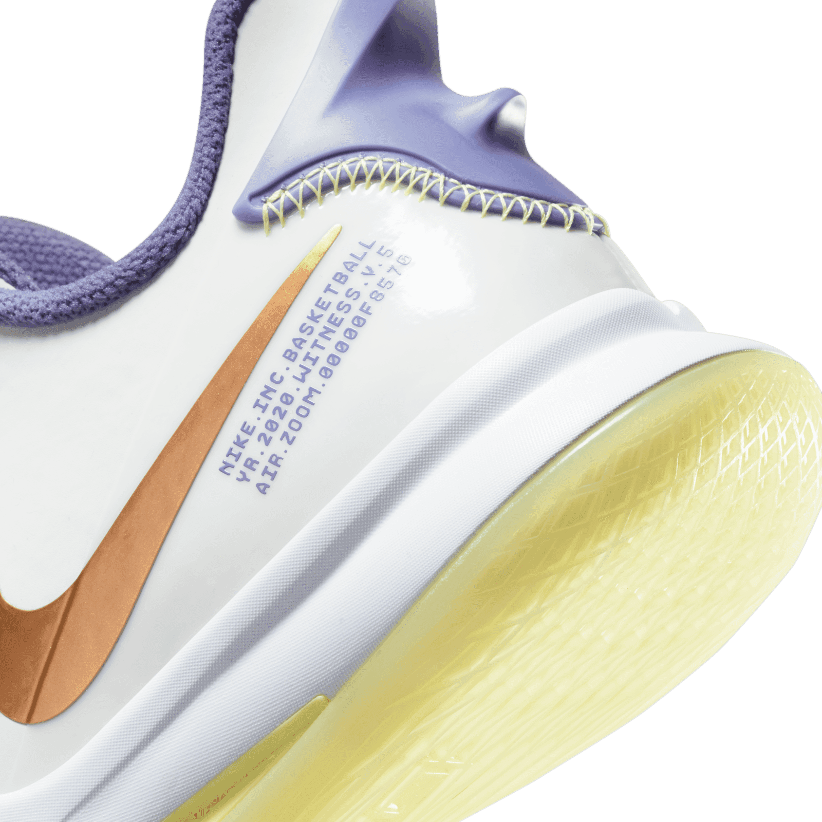 Nike LeBron Witness 5 White Light Zitron (GS) - CT4629-102