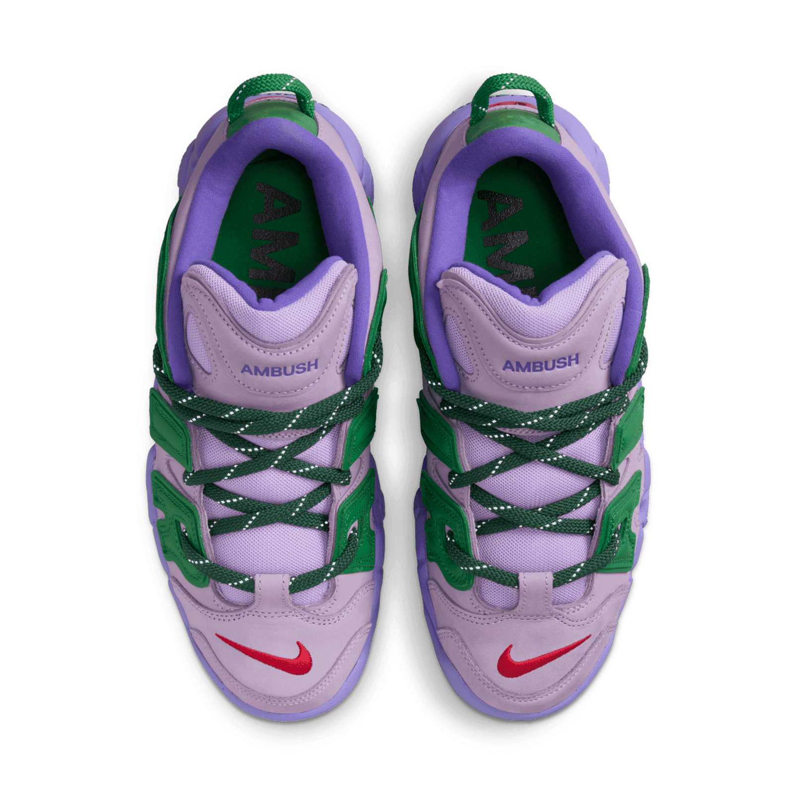 【話題のコラボ】Nike Air More Uptempo Low AMBUSH Lilac Nike Air More Uptempo Low AMBUSH Lilac Men's - FB1299-500 - US