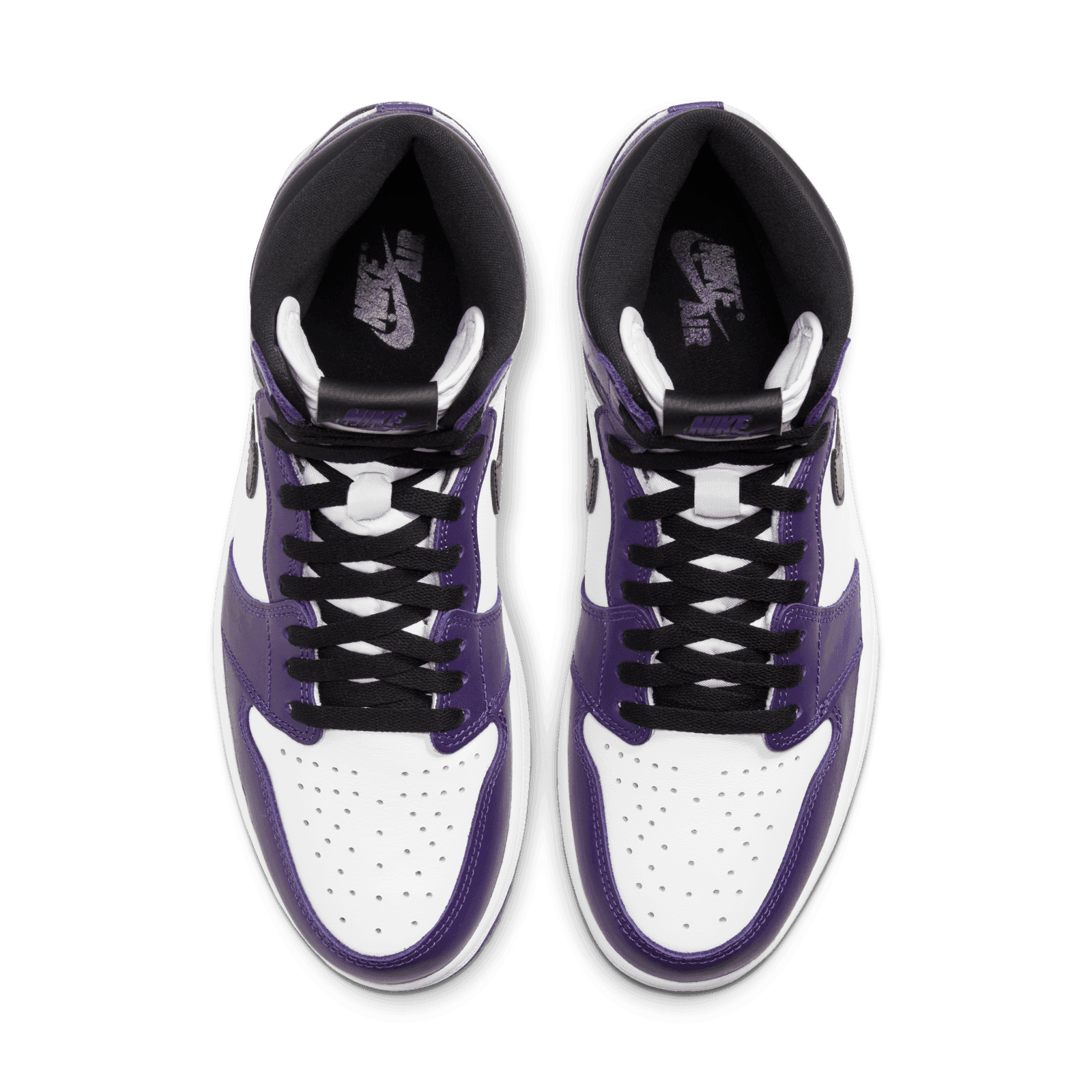 Jordan 1 Retro High Court Purple White - 555088-500