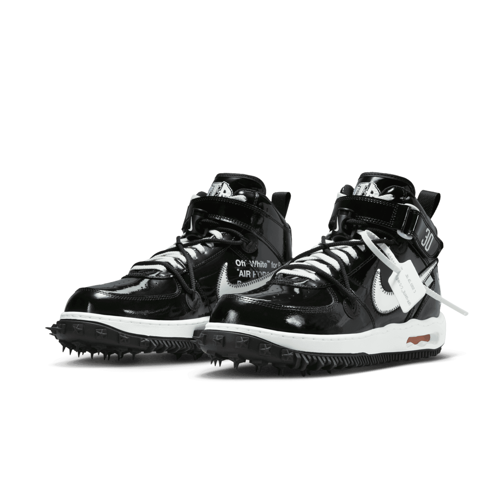 Nike Air Force 1 Mid Sheed Off-White Black White - DR0500-001