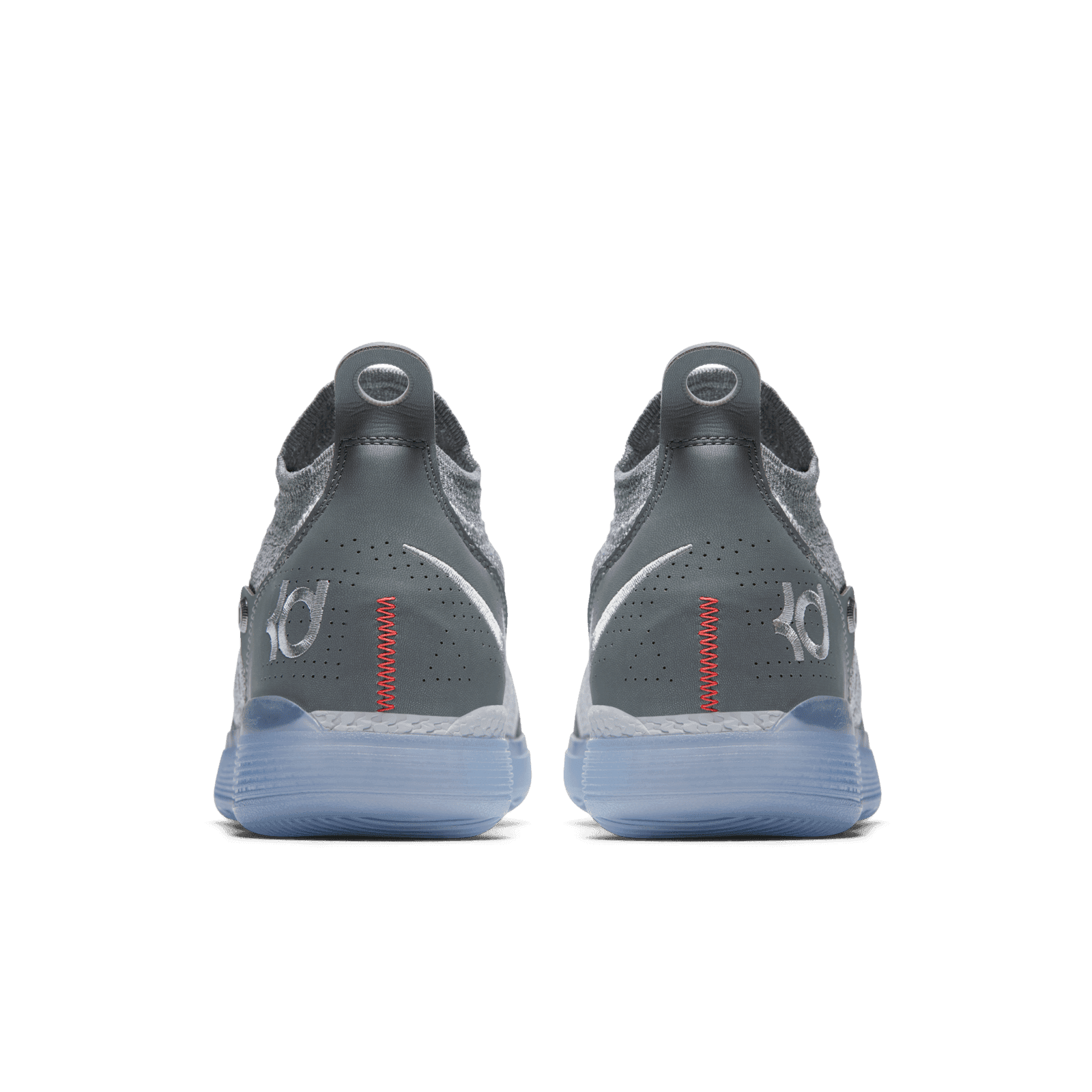 Nike KD 11 Cool Grey Wolf Grey Basketball Shoes AO2604-002 Mens 12 Size 8.5 Nike Mens Zoom KD 11 Cool Grey Mens Basketball  main image 3