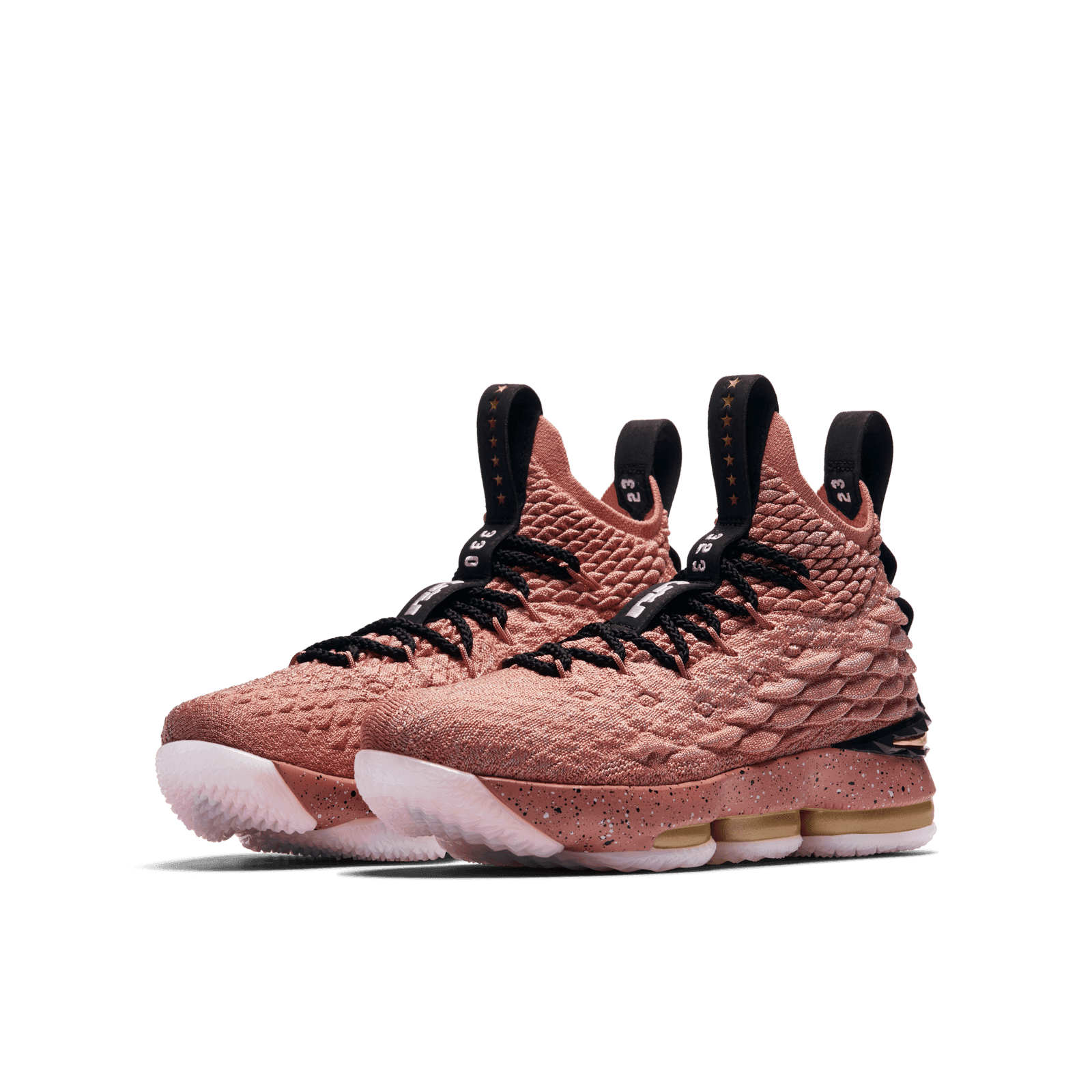 Lebron 15 hot sale rose pink