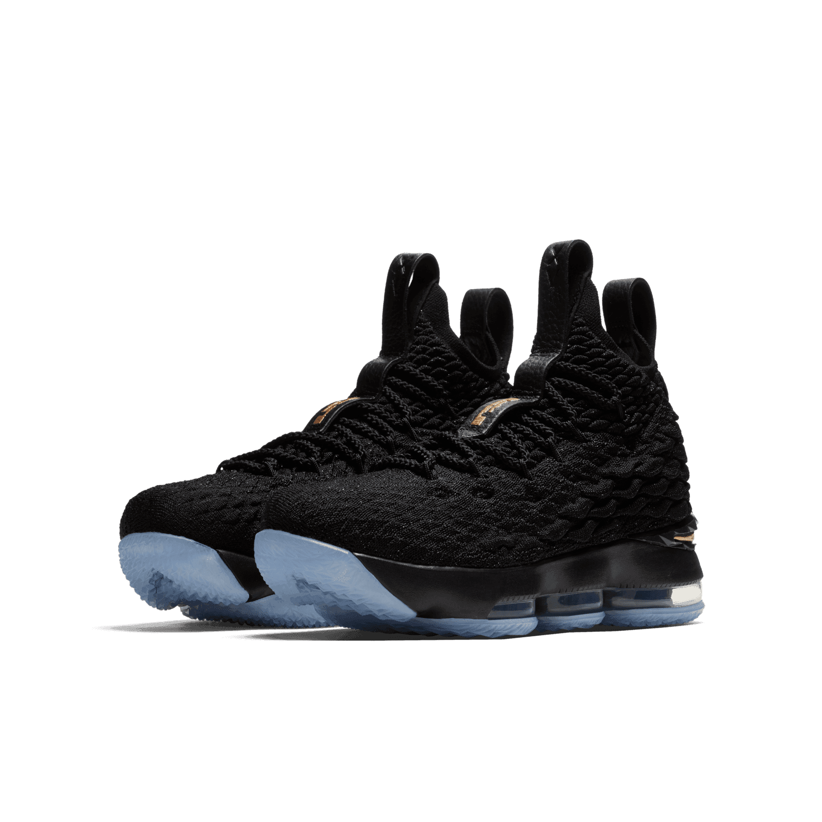 Nike LeBron 15 Black Metallic Gold (GS) - 922811-006