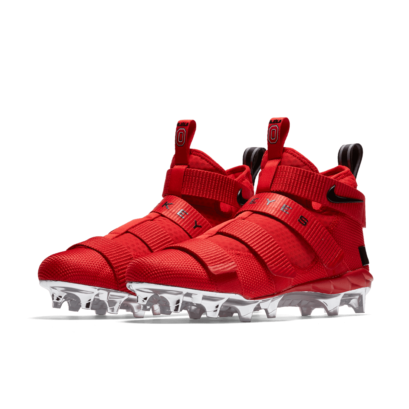 Nike LeBron Zoom Soldier 11 Cleat Ohio State PE AO9146 600