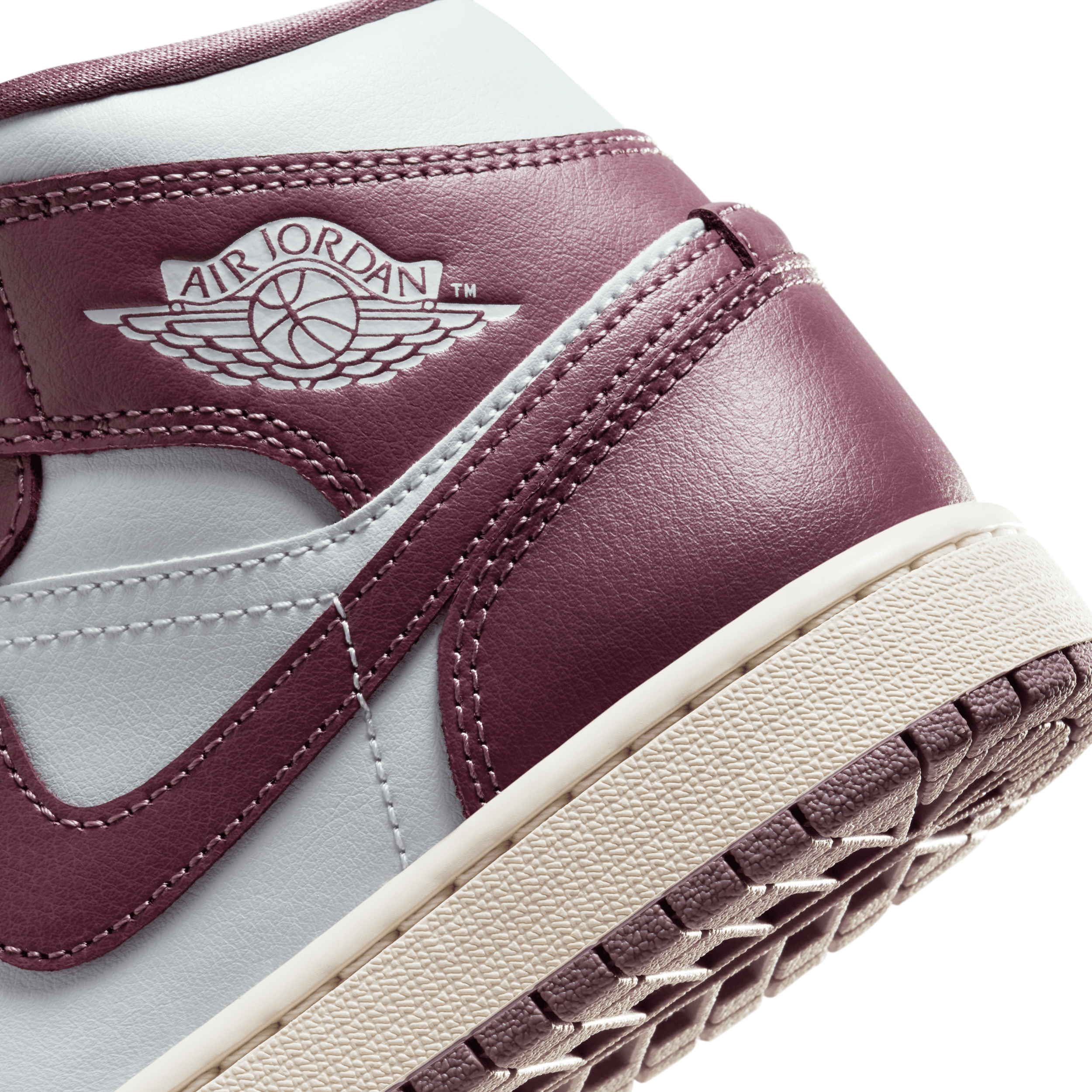 Air Jordan 1 Mid Pure Platinum Sky J Mauve (W) - BQ6472-050