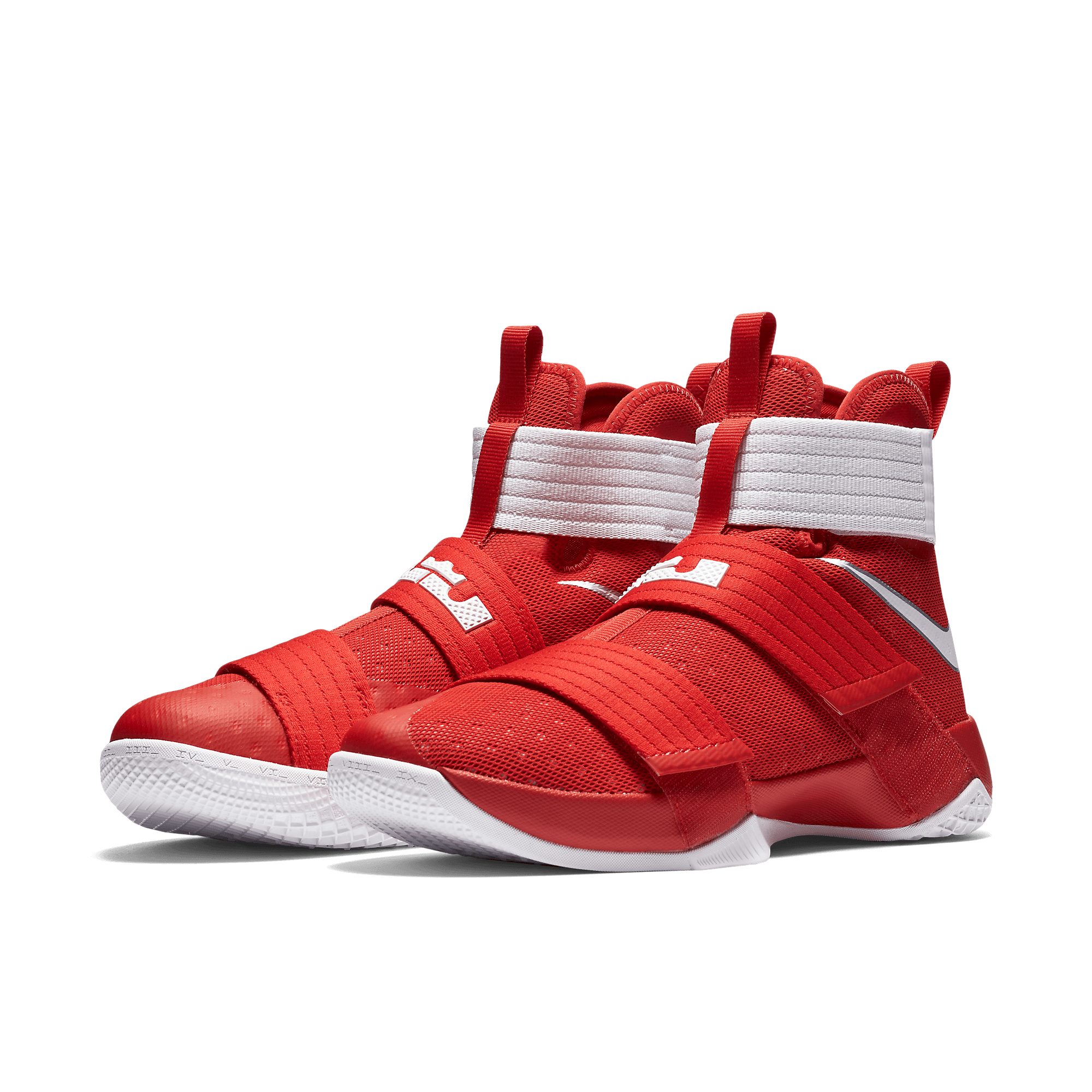 lebron soldier 10 red and white