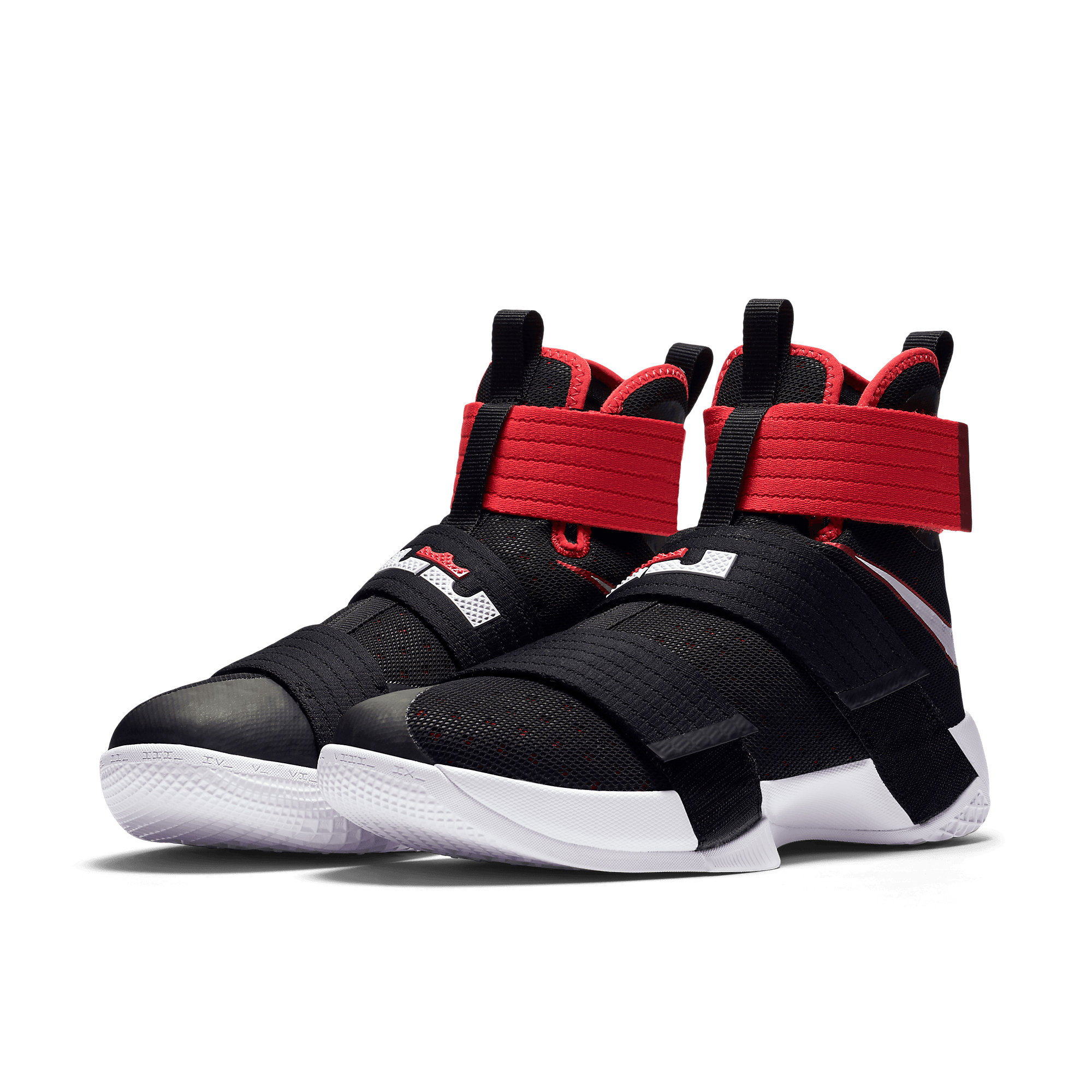 Nike LeBron Zoom Soldier 10 Black Red - 844374-016