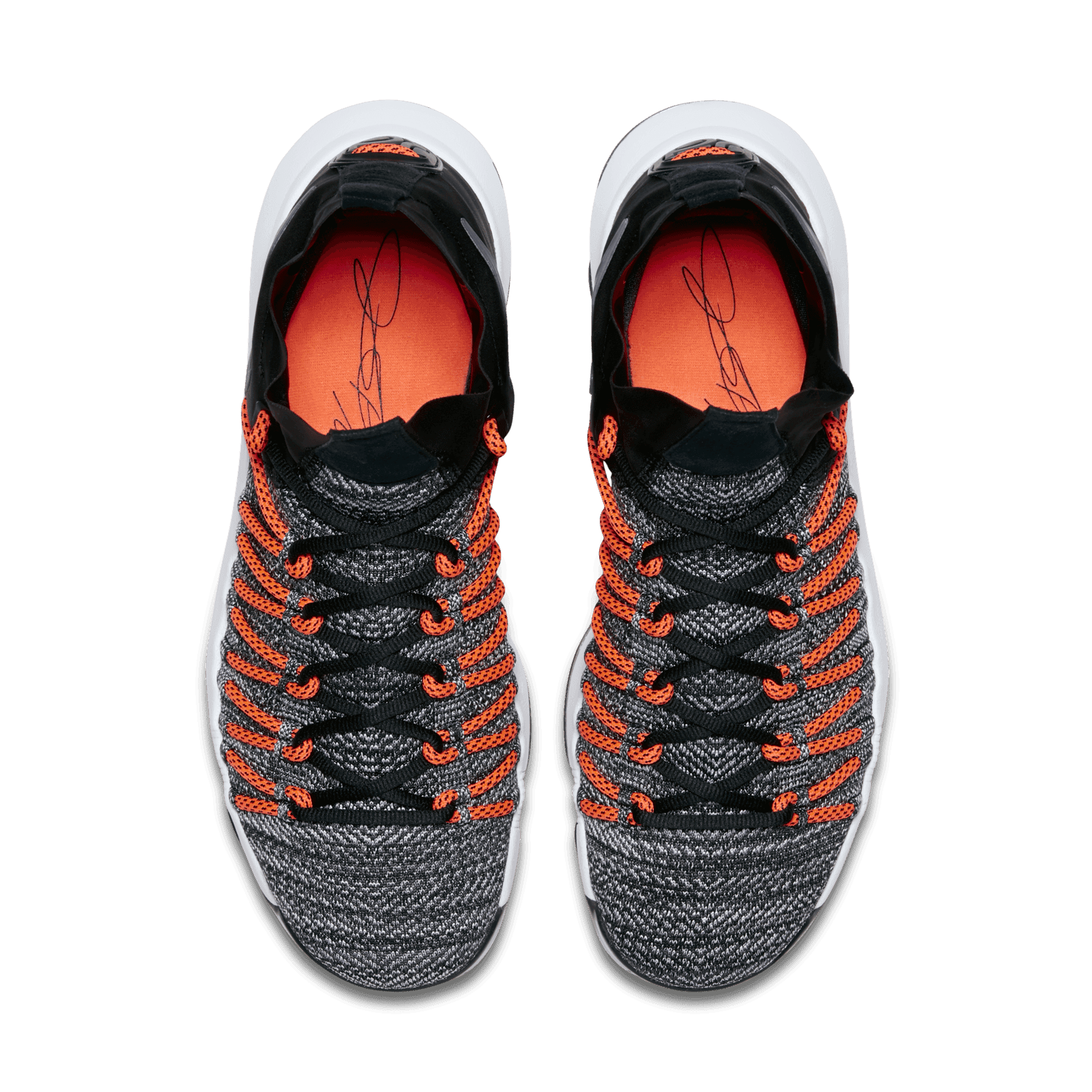 Nike KD 9 Elite Dark Grey Hyper Orange - 878637-010