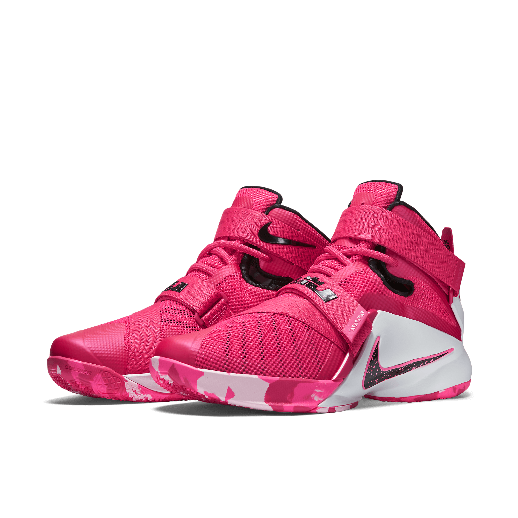 Lebron soldier 15 pink hotsell