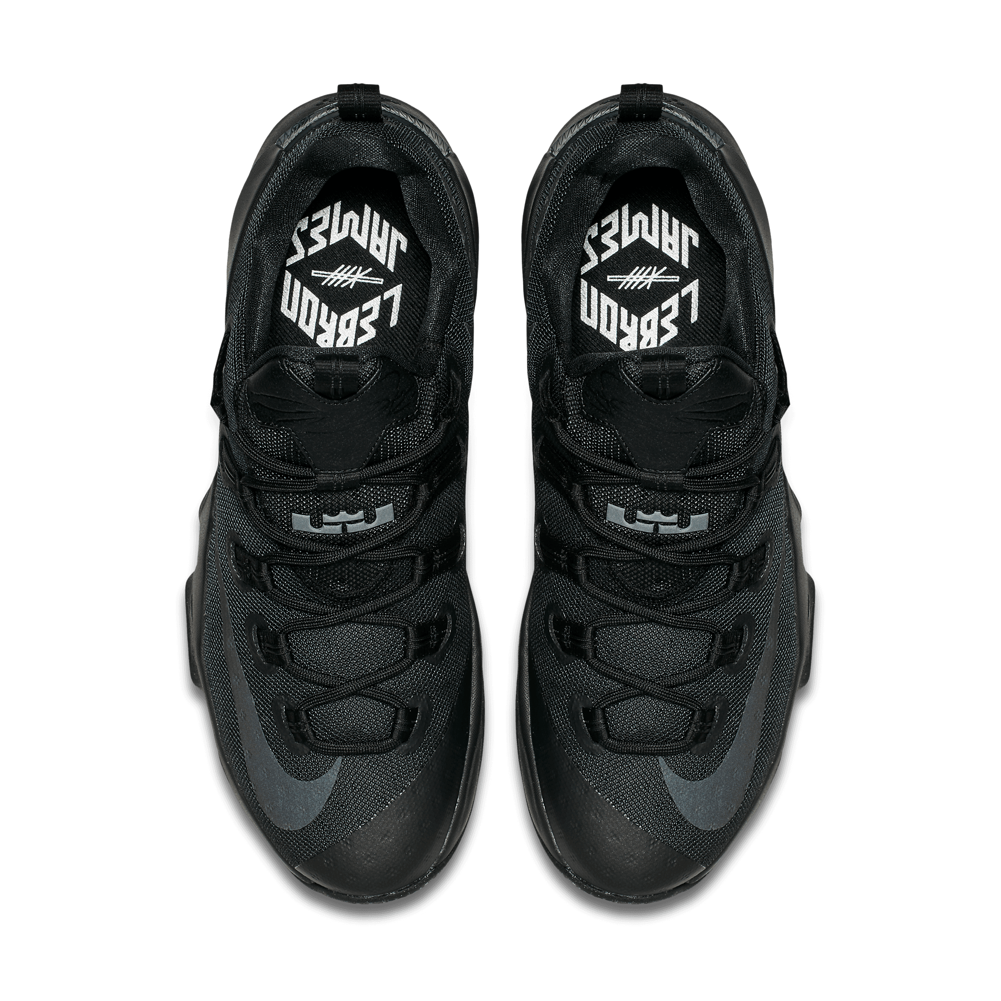 Nike 831925-001 Mens‎ Size 10 LeBron 13 Low Blackout Reflective Basketball Shoes Nike LeBron 13 Low Blackout Reflective for Sale  main image 3
