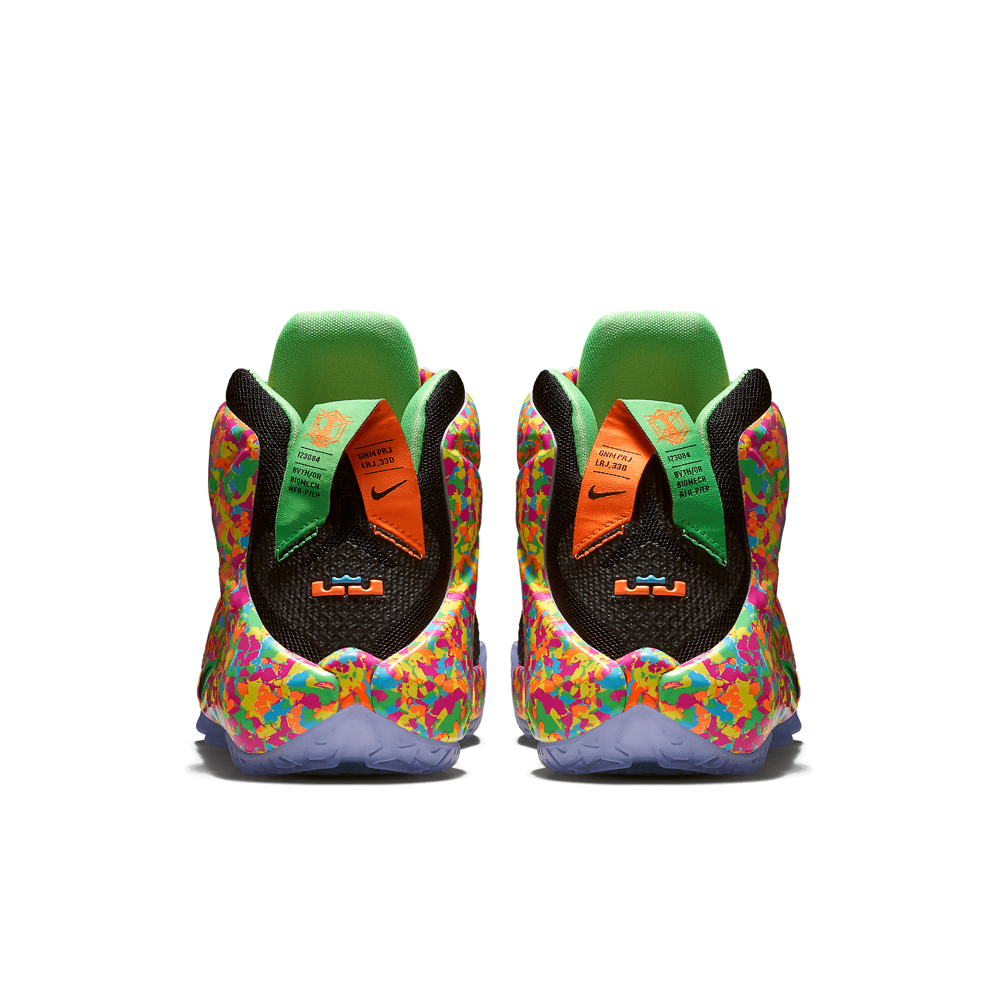 Nike LeBron 12 Fruity Pebbles (GS) - 685181-008 Raffles