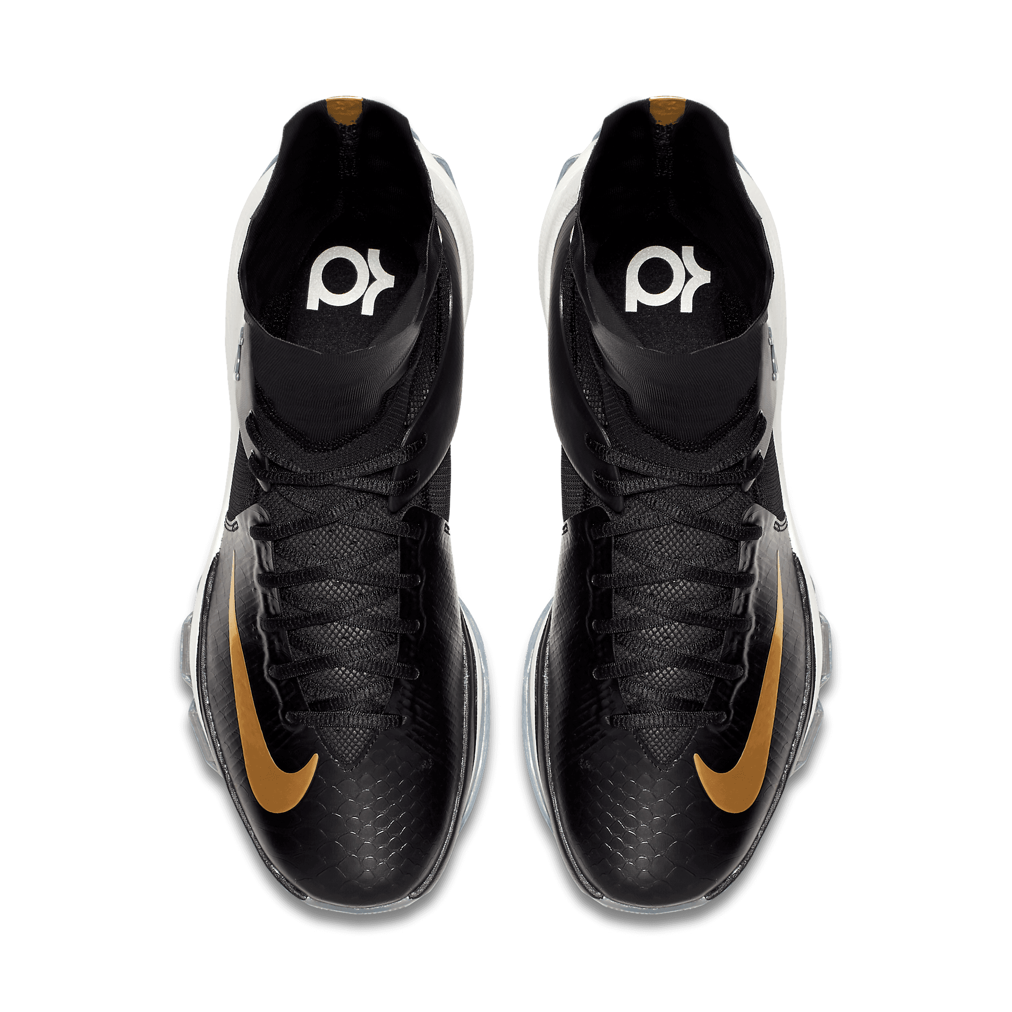 【未使用】NIKE KD 8 ELITE EP バッシュ　ブラックゴール Nike KD 8 Elite Away Kevin Durant Black and Gold Basketball Shoes