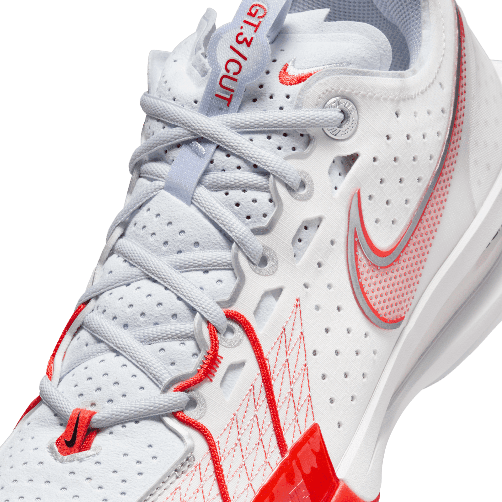 Nike Air Zoom GT Cut 3 Summit White Picante Red - DV2913-101