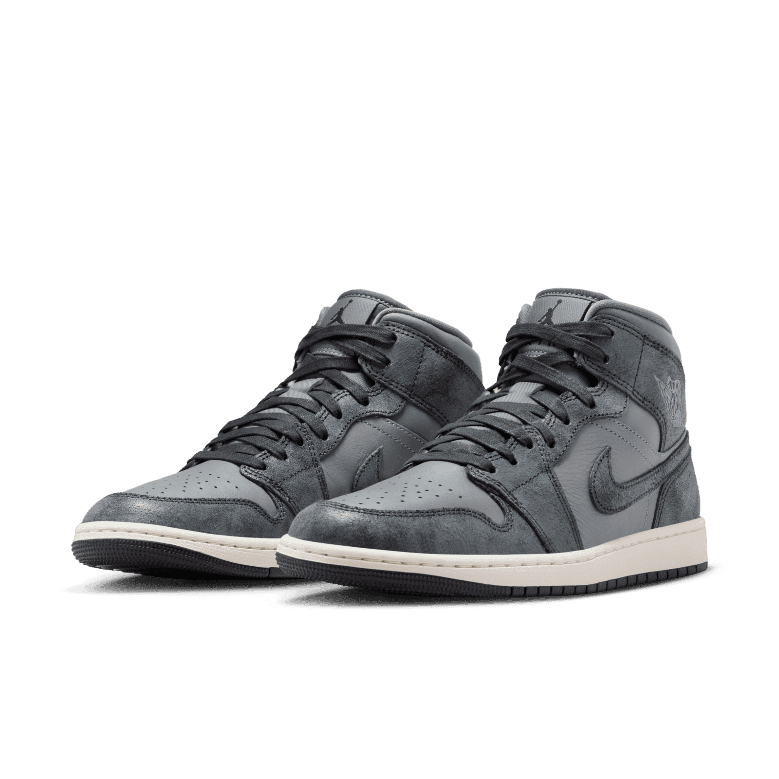 その他 Air Jordan 1 Retro High smoke grey Air Jordan 1 Mid Distressed Smoke Grey (W) - FJ3448-001