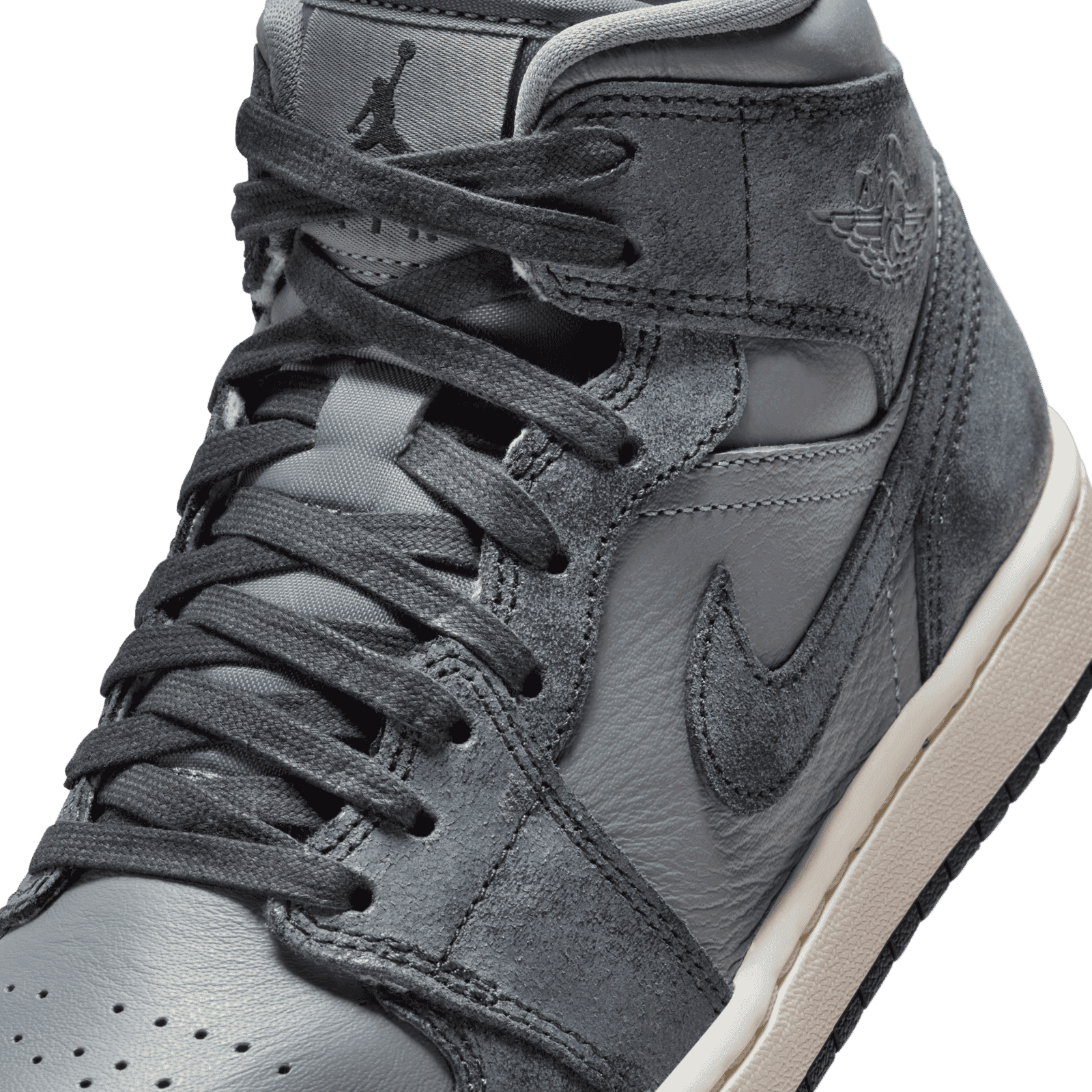 ◇正規品◇NIKE AIR JORDAN 1 MID LIGHT SMOKE GREY◇追跡可