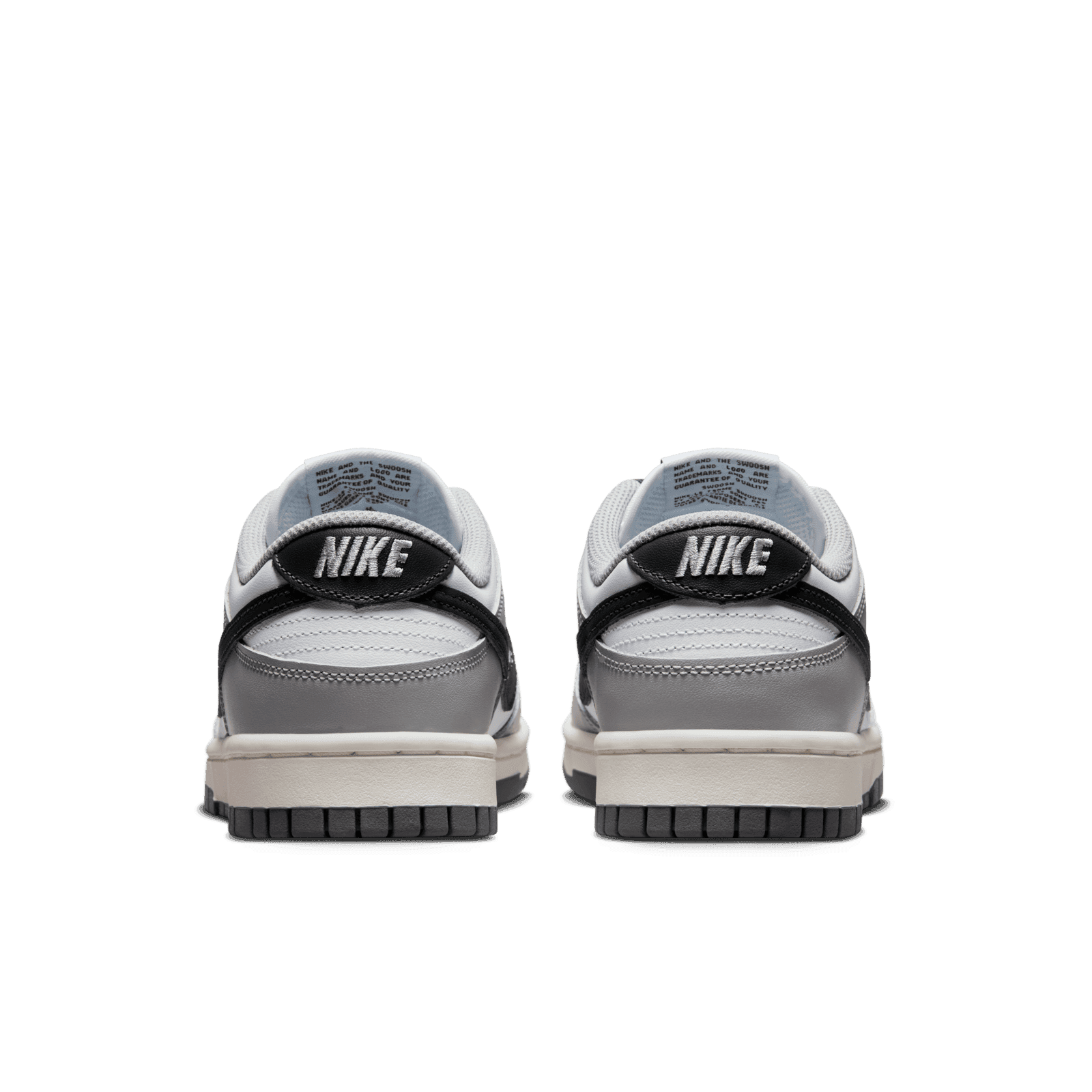 This Nike Dunk Low Comes In White And Light Smoke Grey