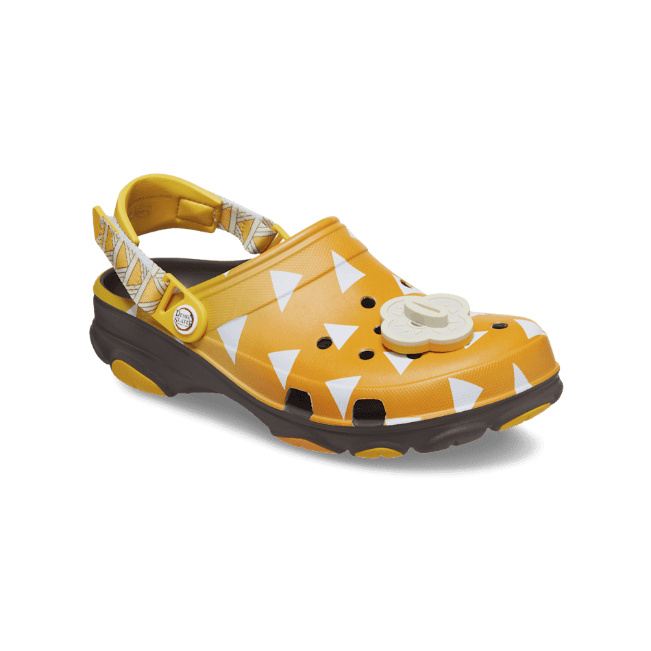 国内配送 CROCS DEMON SLAYER ZENITSU CLOG MULTI CROCS X DEMON SLAYER ZENITSU ALL-TERRAIN CLOG 7M/9W ✓FREE