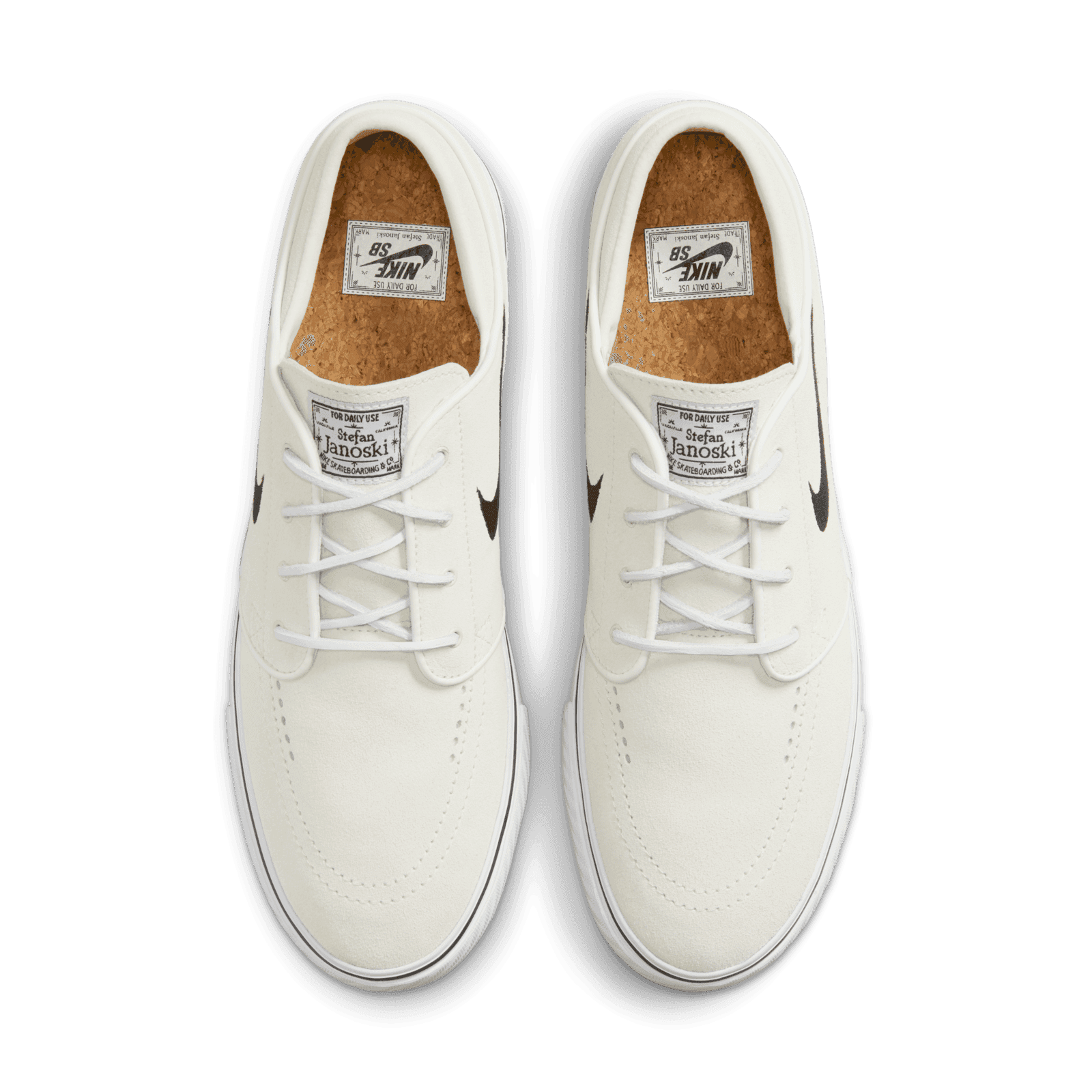 New Men’s Size 7.5 - Nike Zoom Stefan Janoski+ SB Summit White Black FD6757 100 NIKE SB ZOOM JANOSKI OG+ - BLACK/WHITE FD6757-001 - PLA  main image 3