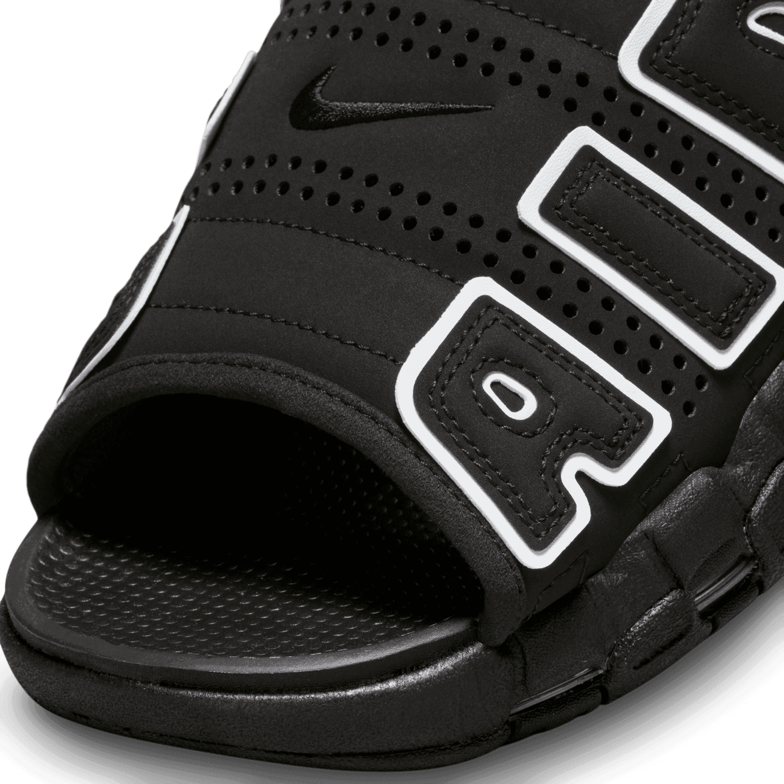 Nike Air More Uptempo Slide 'Black - Black Sole' - DV2137-001
