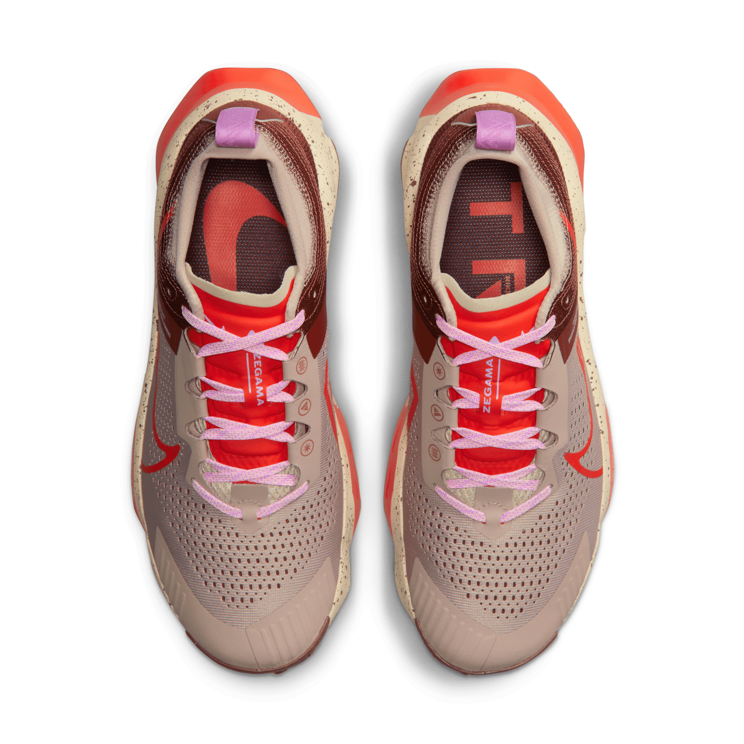 Nike ZoomX Zegama 'Diffused Taupe Picante Red' - DH0623-200