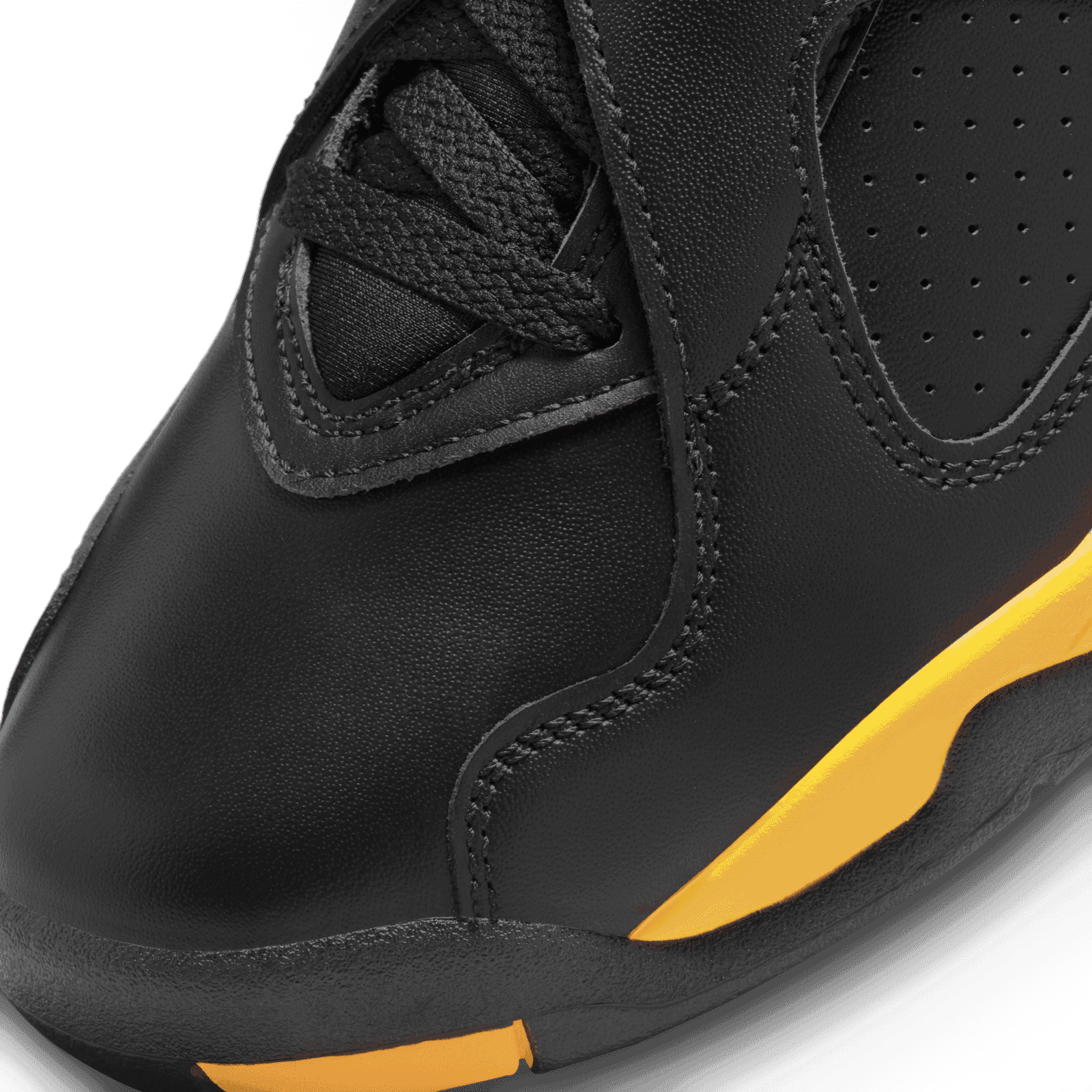 yellow and black jordan 8