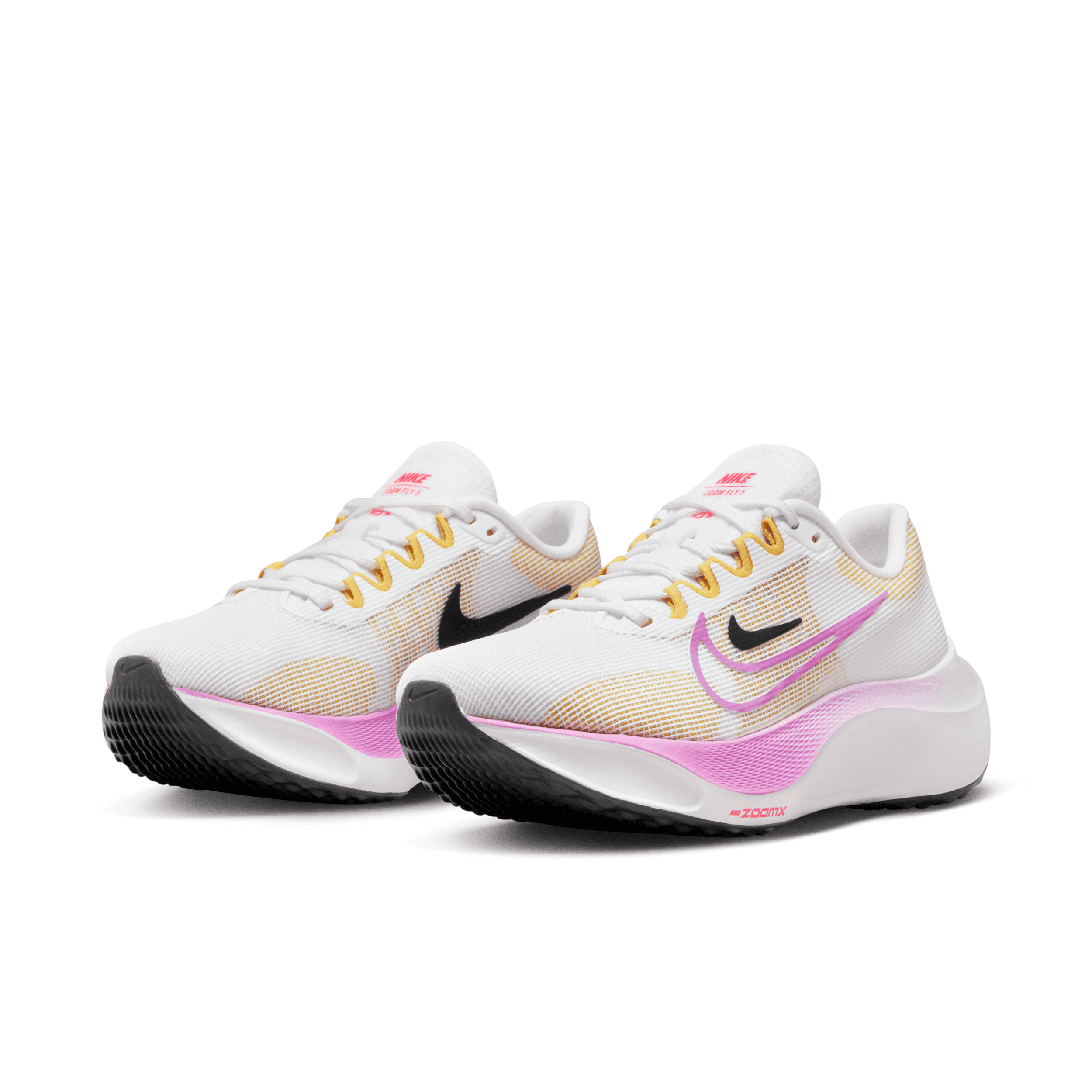 Nike Zoom Fly 5 'White Rush Fuchsia' (W) - DM8974-100