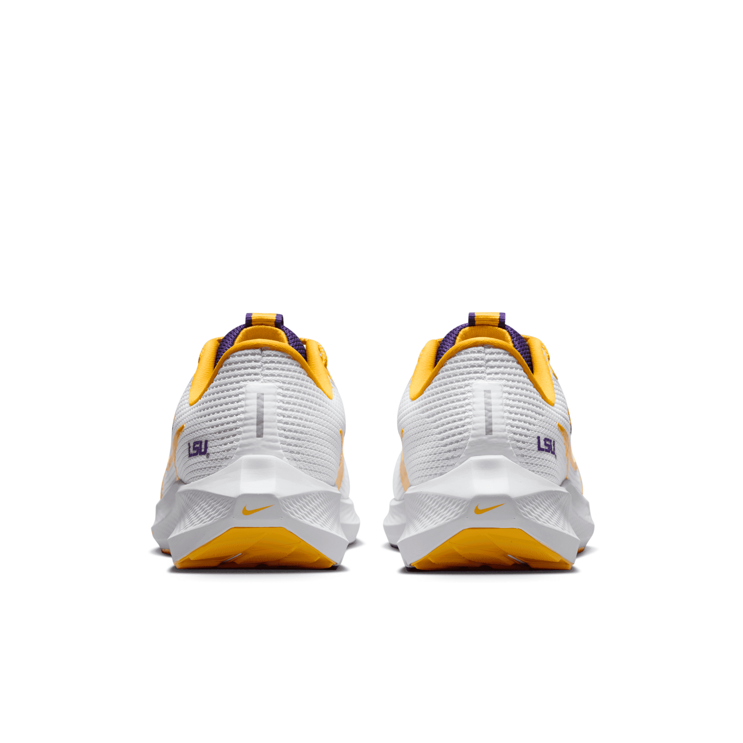 Nike Air  Zoom Pegasus 40‎ Men Size 15 LSU Tigers Running Shoes DZ5959 100 White NIKE Air Zoom Pegasus 40 LSU Tigers Running Shoes Mens 14  main image 2