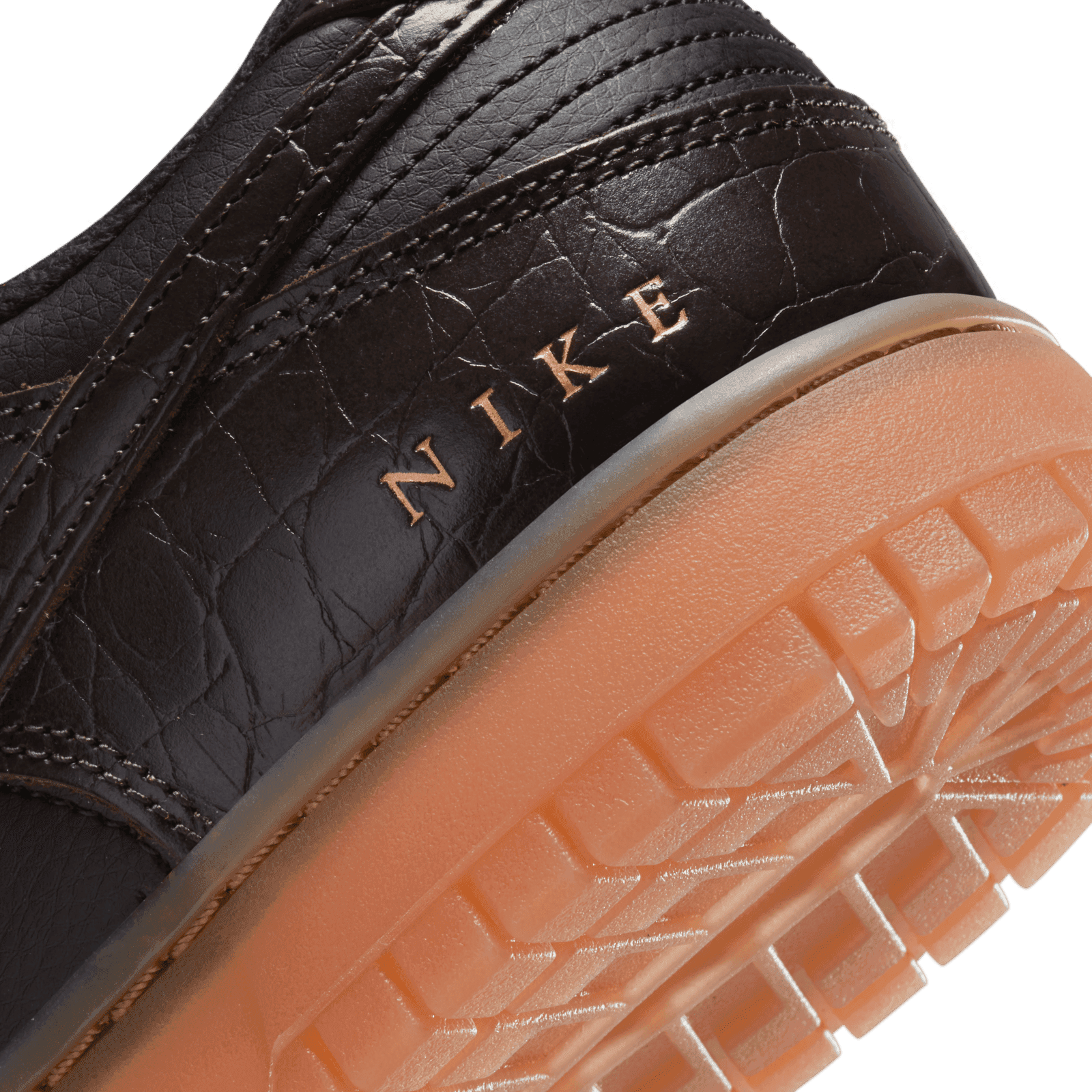 Brown Croc Accents This Nike Dunk Low