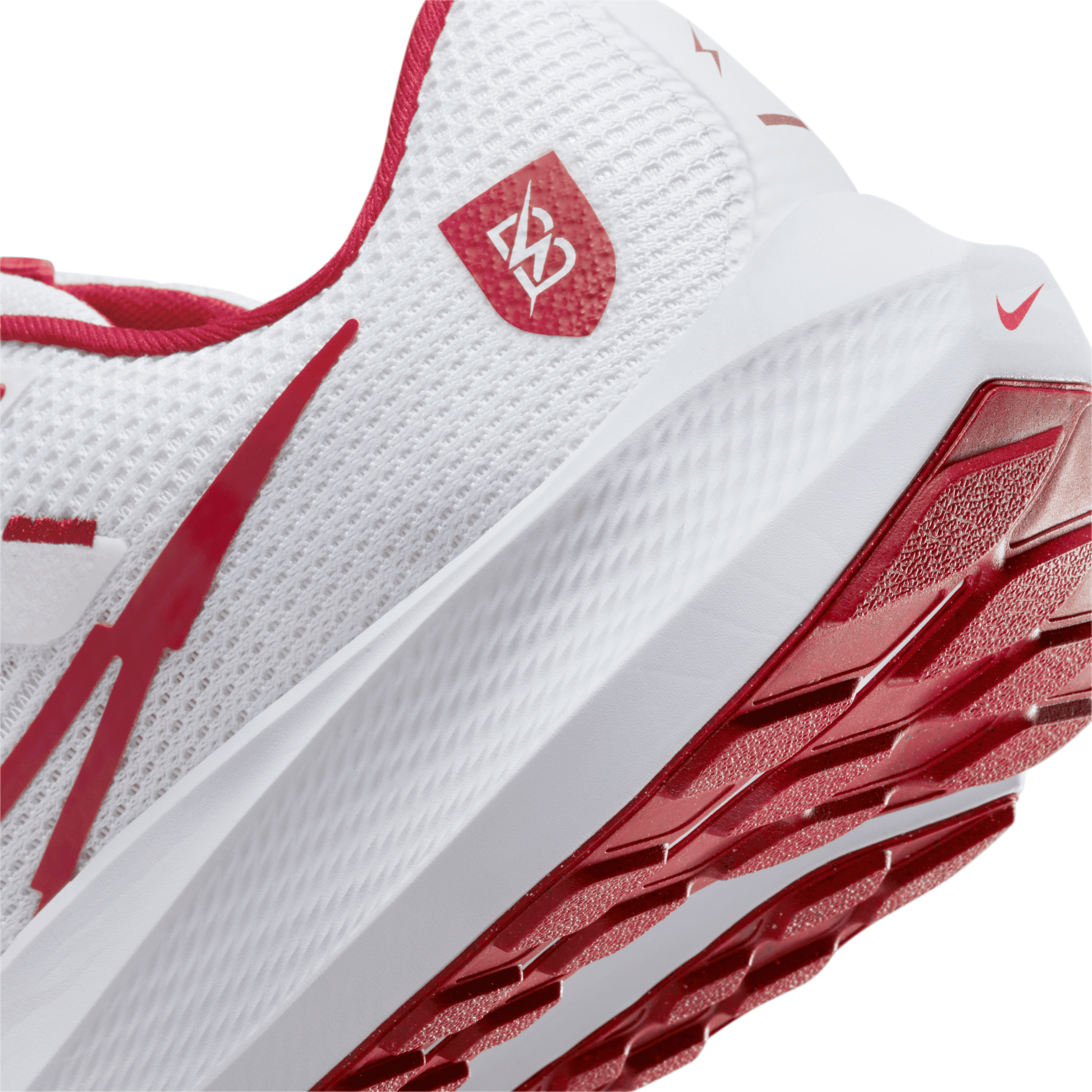 Nike Men\'s Air Zoom Pegasus 40 Bowerman Track Club- White and Red - Size 9.5 _L2A3873.jpg?format=1500w main image 3