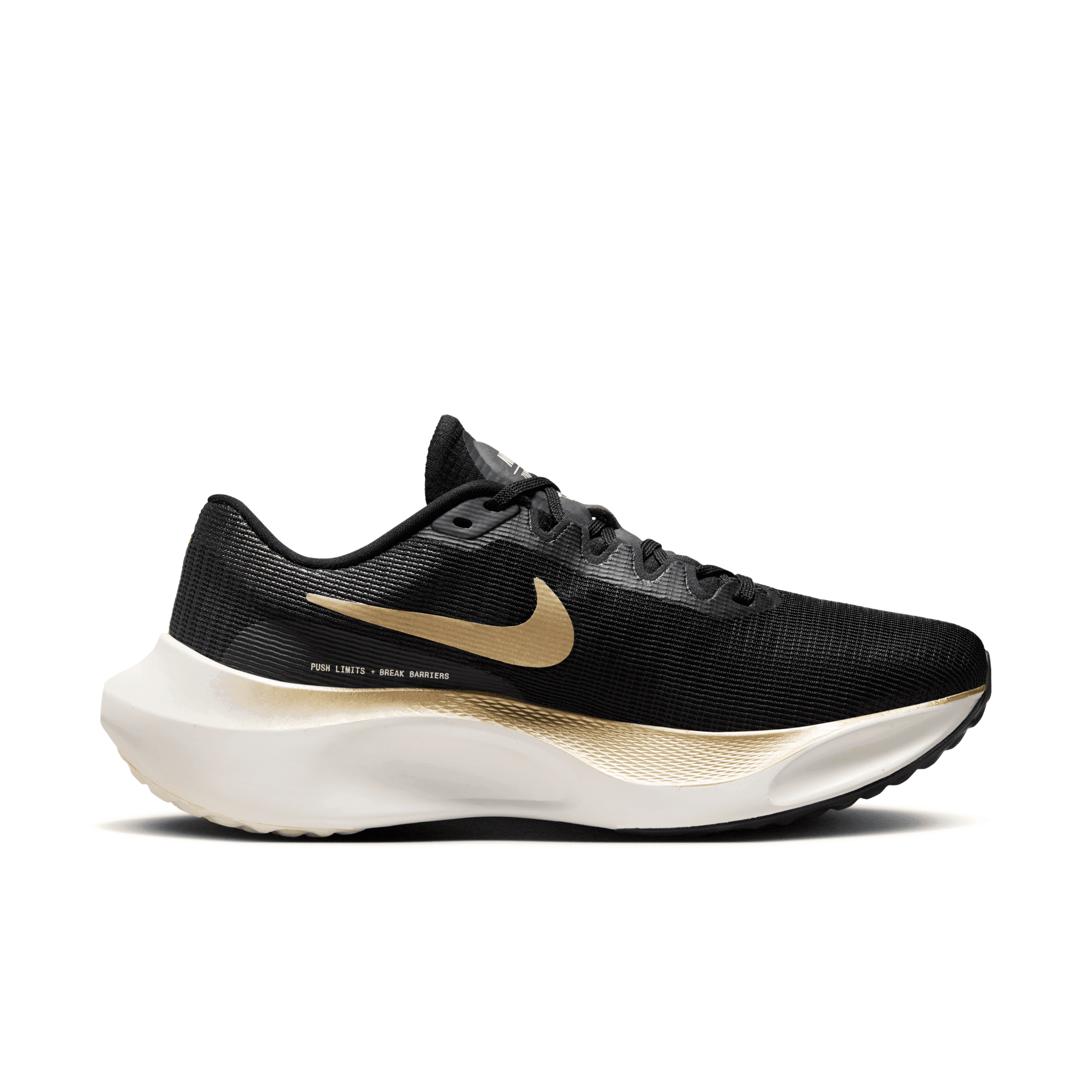 Nike Zoom Fly 5 'Black Metallic Gold Grain' - DM8968-002