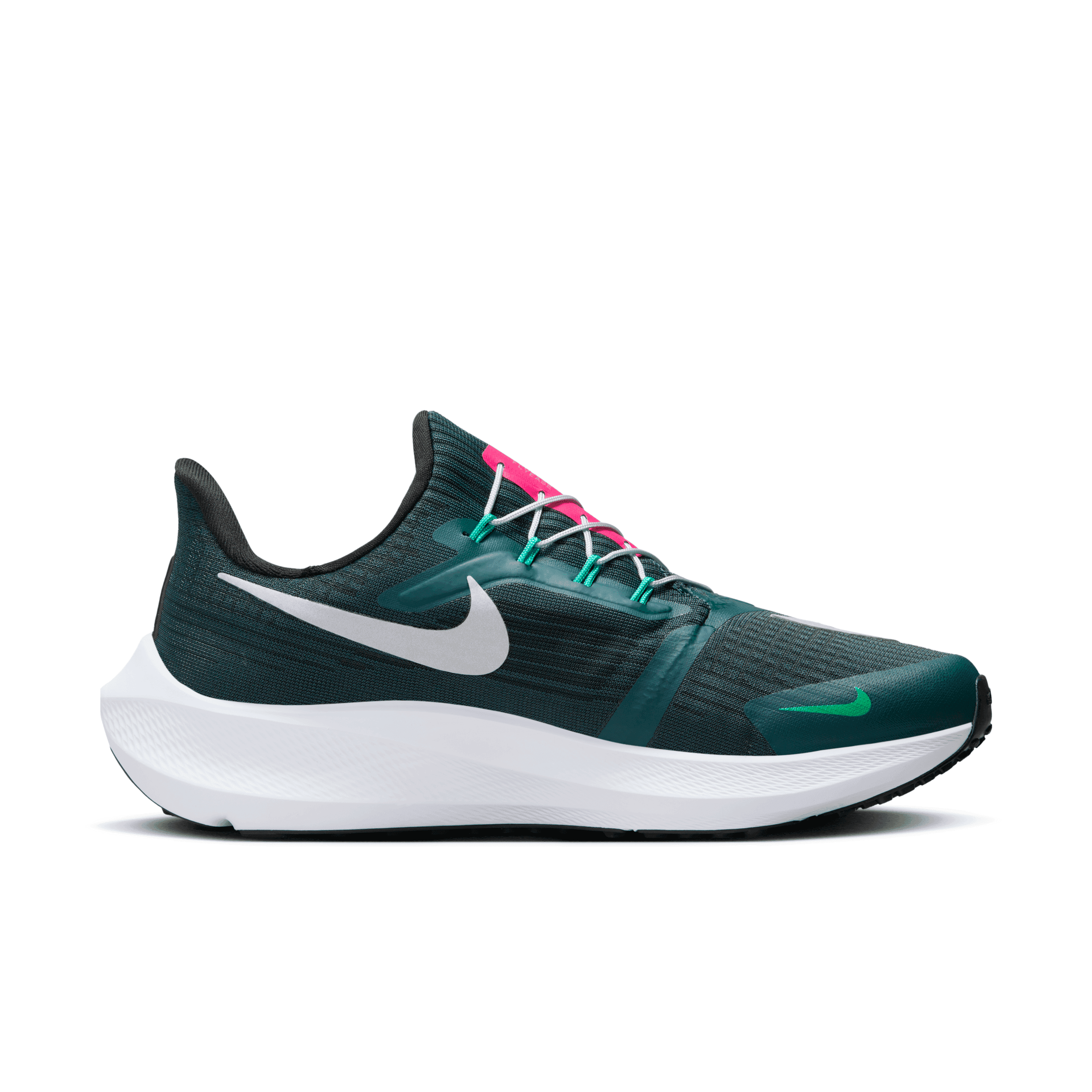 Nike Air Zoom Pegasus 39 FlyEase 'Deep Jungle Metallic Silver' (W