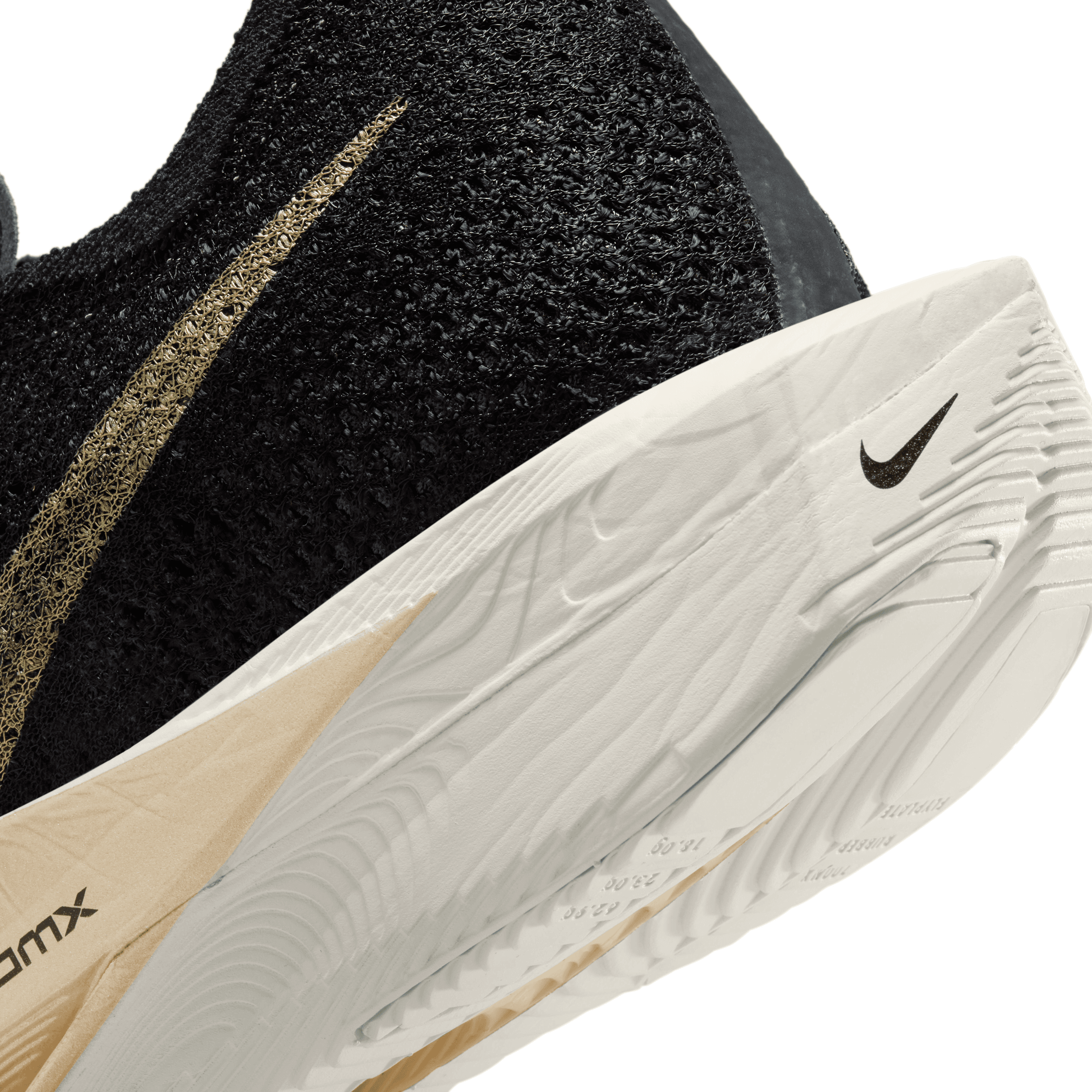 Nike ZoomX VaporFly Next% 3 'Black Metallic Gold Grain' - DV4129-001