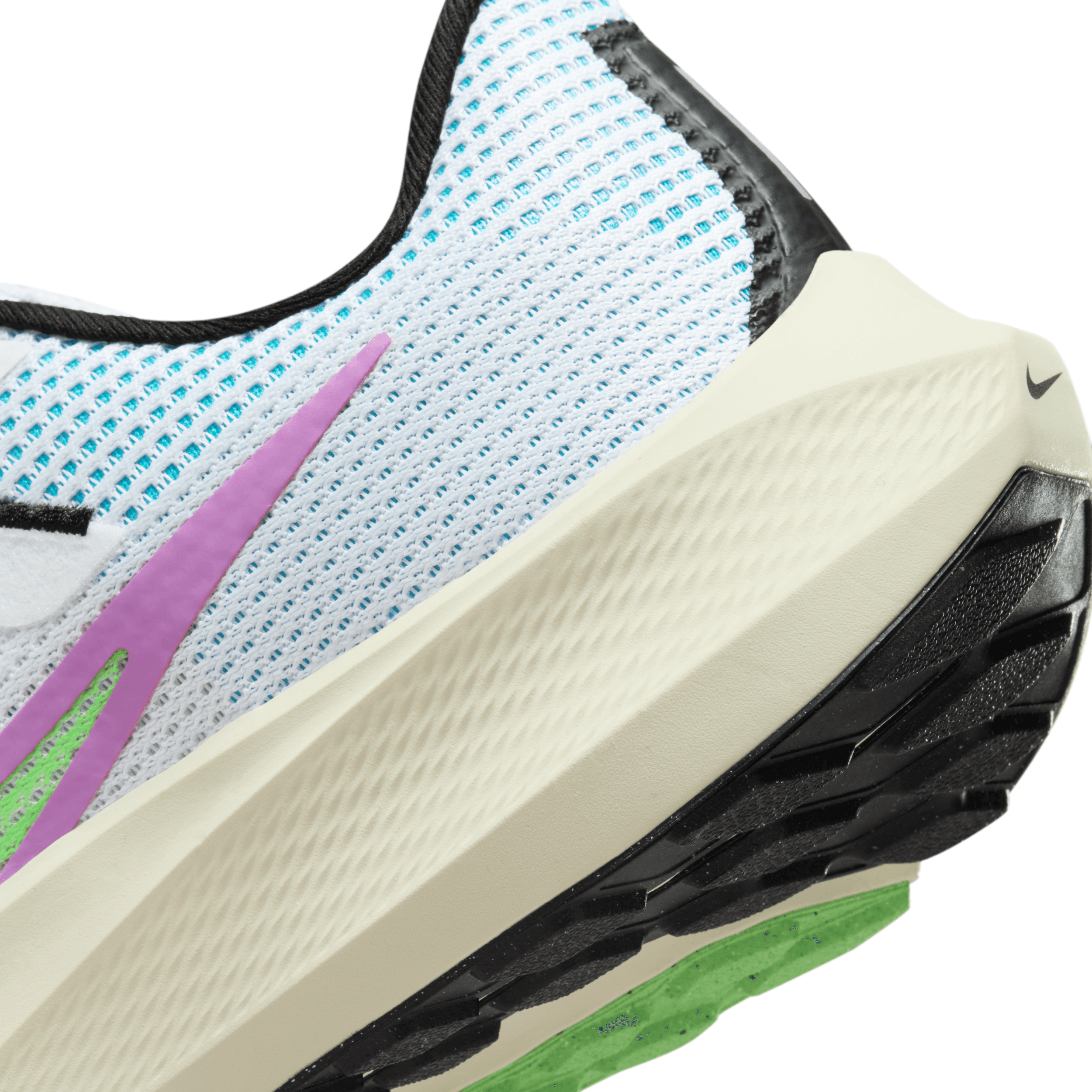 nike mismatched running shoes