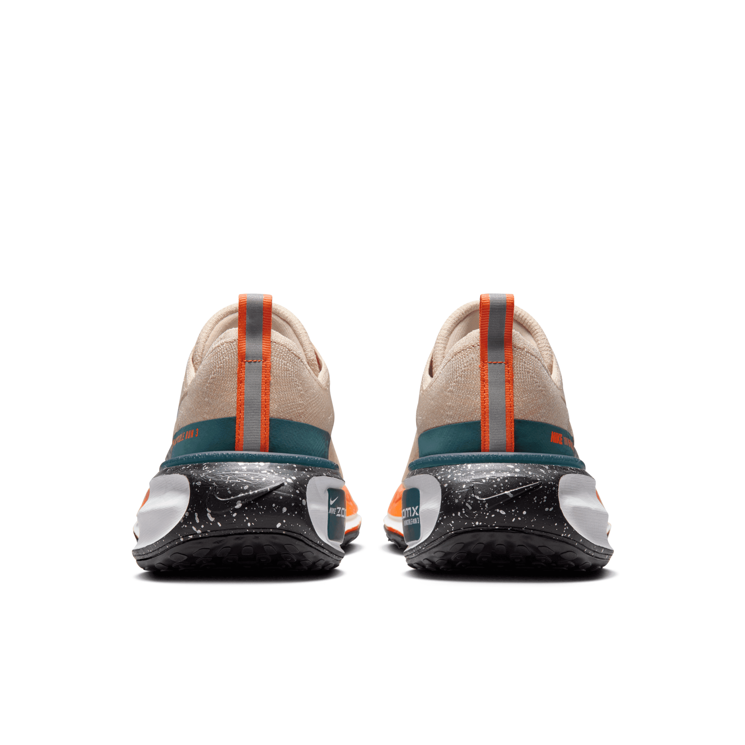 Nike ZoomX Invincible Run 3 Oatmeal Safety Orange Running Shoes Size 14 in VGC Deals on Men main image 3