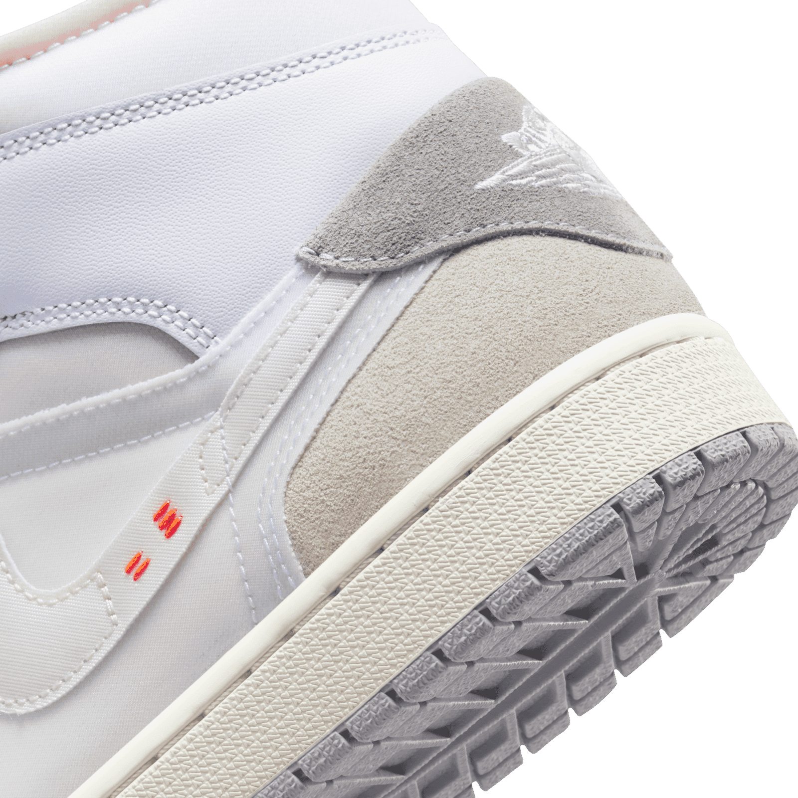 Jordan 1 Mid SE Craft Inside Out White Grey - DM9652-100