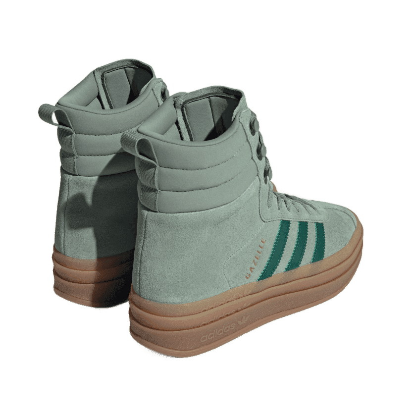 adidas Gazelle Boot 'Silver Green Gum' (W) - ID6982 Release Info